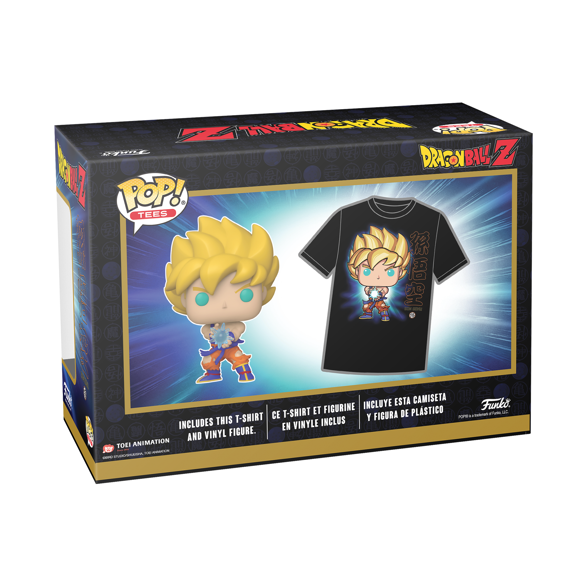 Funko POP! and Tee: Dragon Ball Z Goku Vinyl Figure and Unisex T-Shirt Gamestop Exclusive