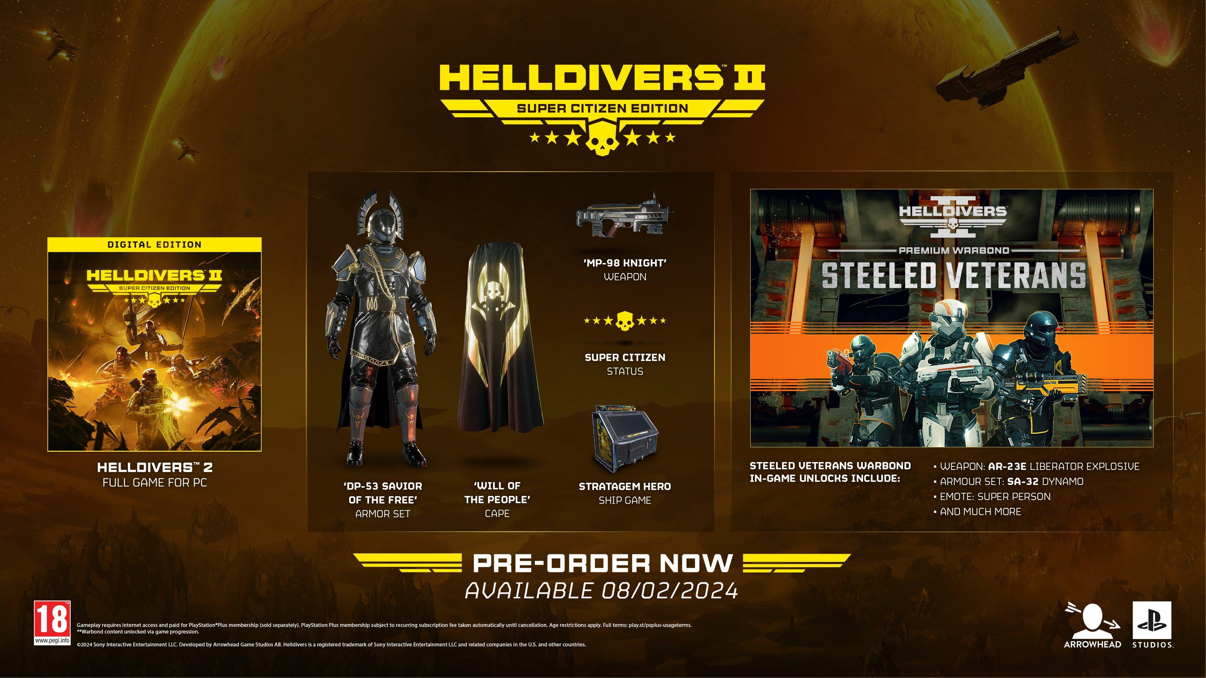 Helldivers 2 Super Citizen Edition - PC Steam