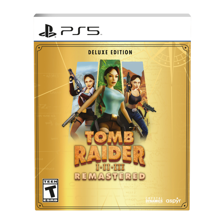 Tomb Raider I-III Remastered Starring Lara Croft Deluxe Edition - PlayStation 5