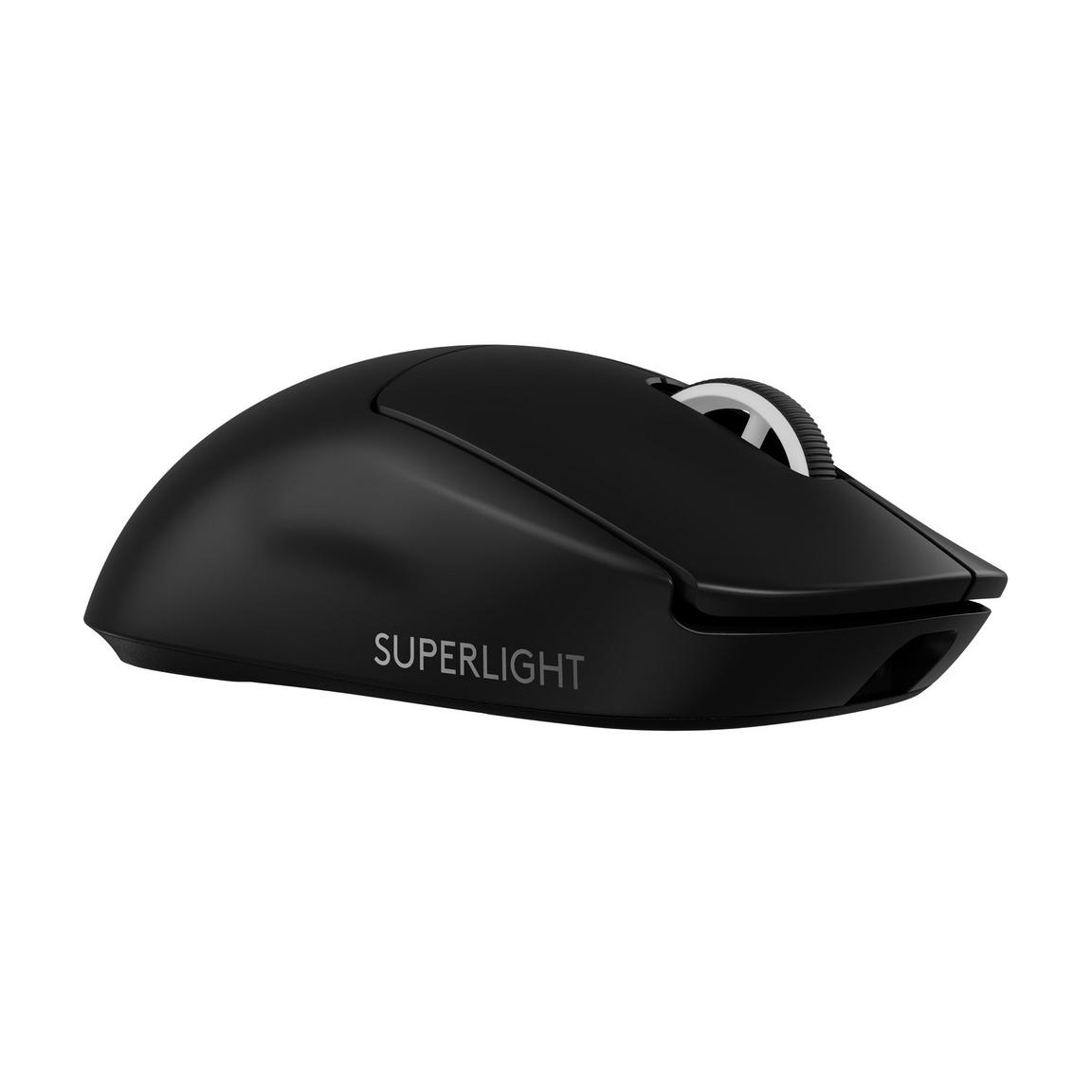 Logitech G PRO X SUPERLIGHT 2 LIGHTSPEED Wireless Gaming Mouse with LIGHTFORCE Hybrid Switches for PC and Mac - Black