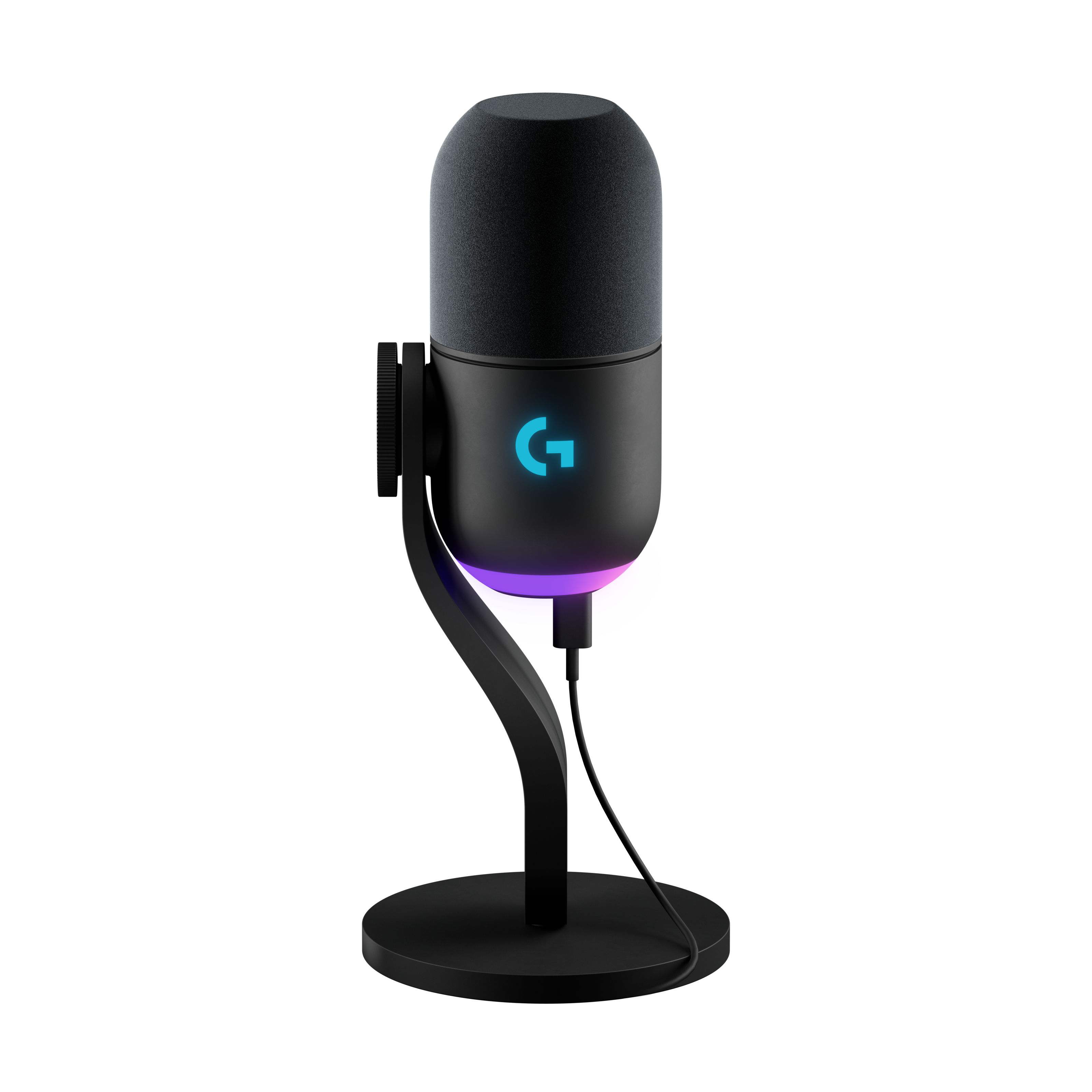 Logitech G Yeti GX Dynamic RGB Gaming Microphone with LIGHTSYNC, USB +  Compass G Premium Tube-Style Microphone Broadcast Boom Arm
