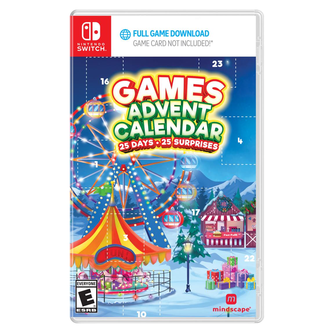 Games Advent Calendar - 25 Days - 25 Surprises -  Mindscape, MSC67110