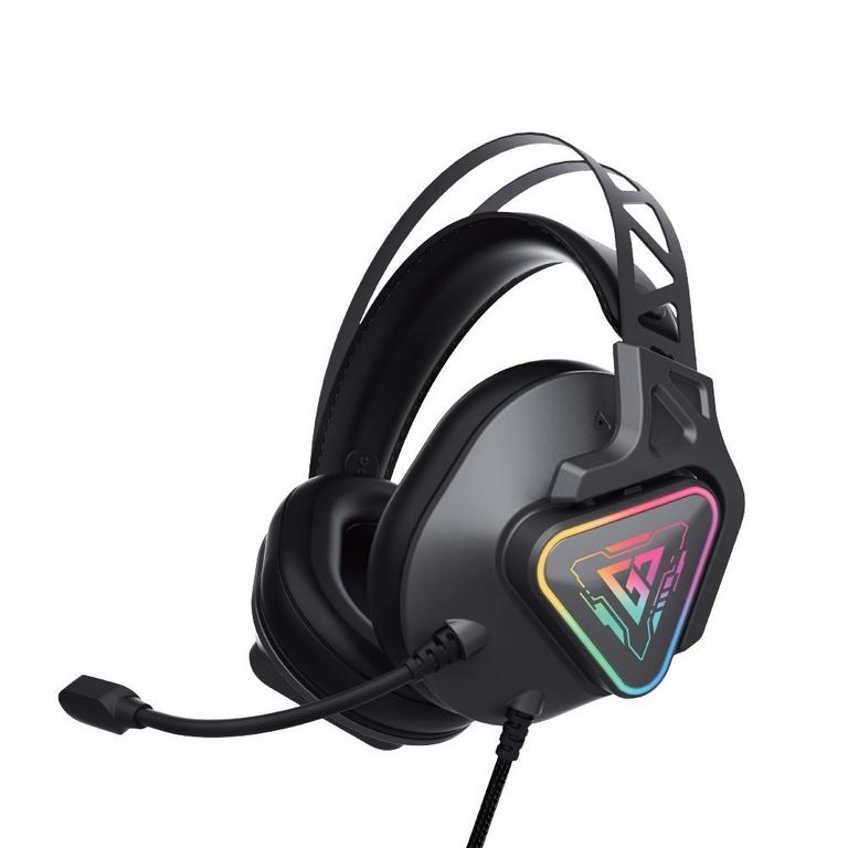 GameStop Wired RGB Pro Headset for PlayStation 5, Xbox Series X/S