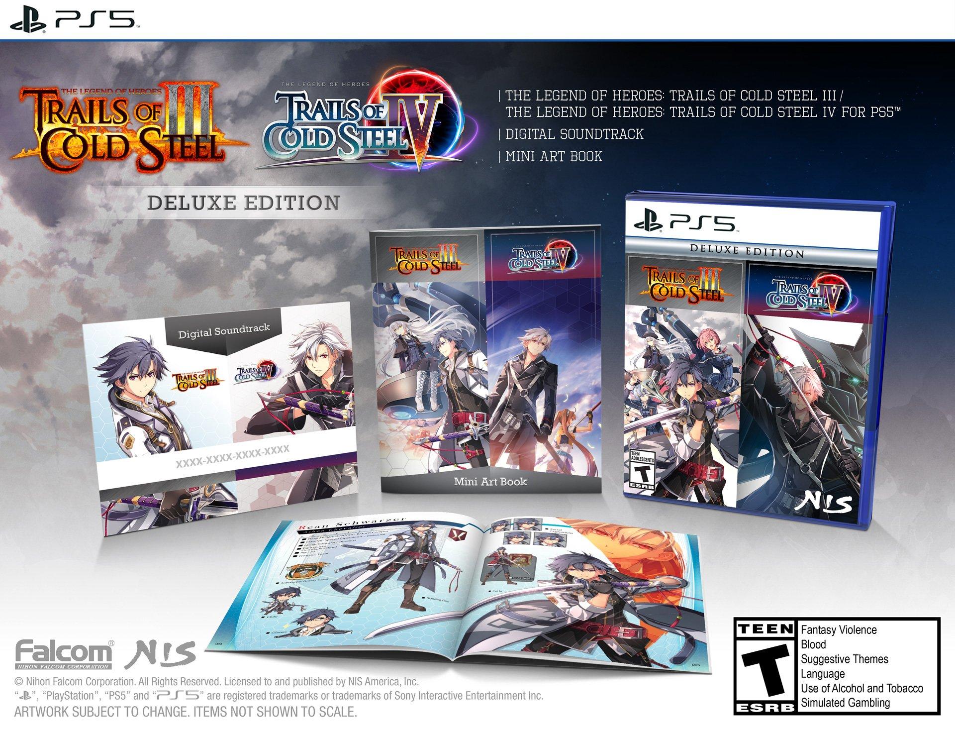 The Legend of Heroes: Trails of Cold Steel III / The Legend of Heroes: Trails of Cold Steel IV - Deluxe Edition - PlayStation 5
