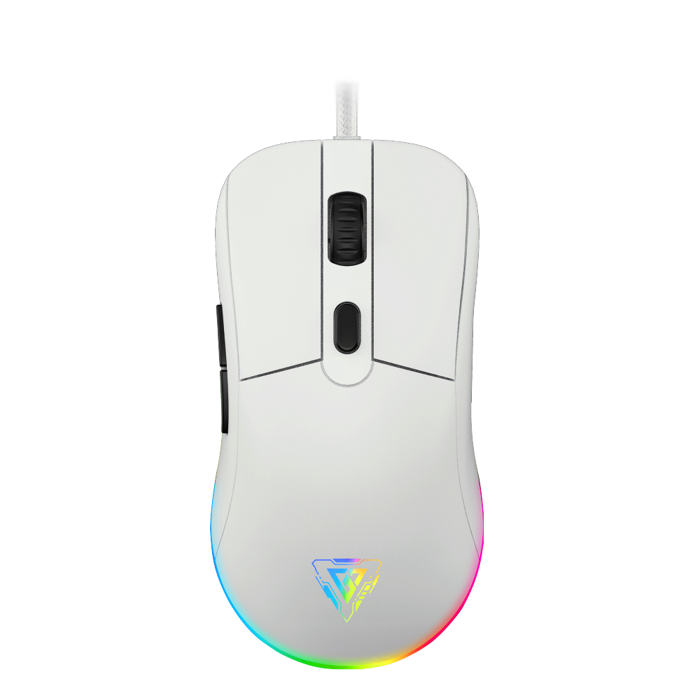 GameStop 6 Button RGB Gaming Mouse - White