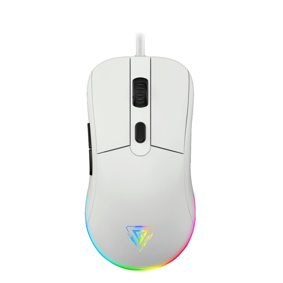 GameStop 6 Button RGB Gaming Mouse - White