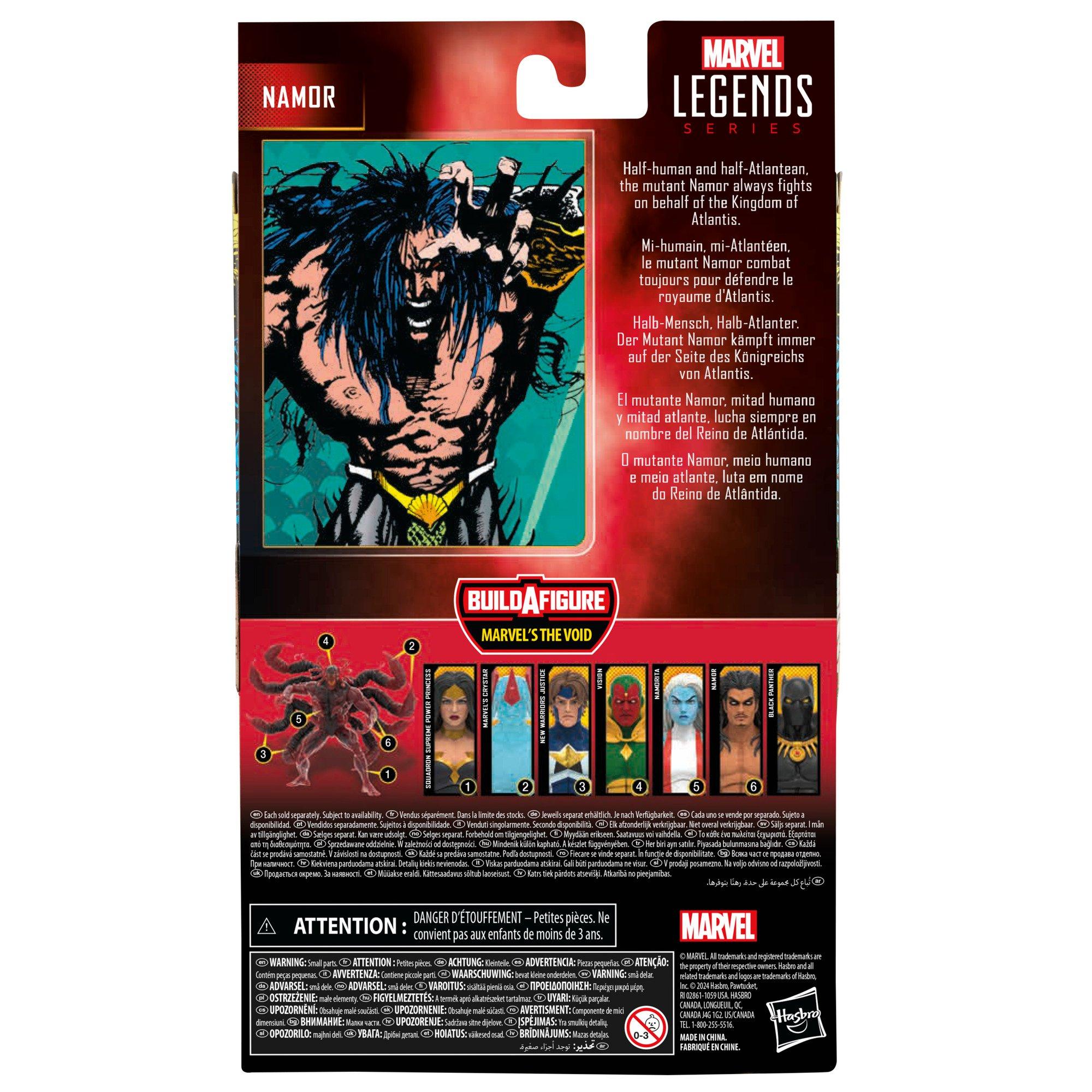 Hasbro Marvel Legends Series: Namor 6-in Action Figure (Build a Figure Carnage)