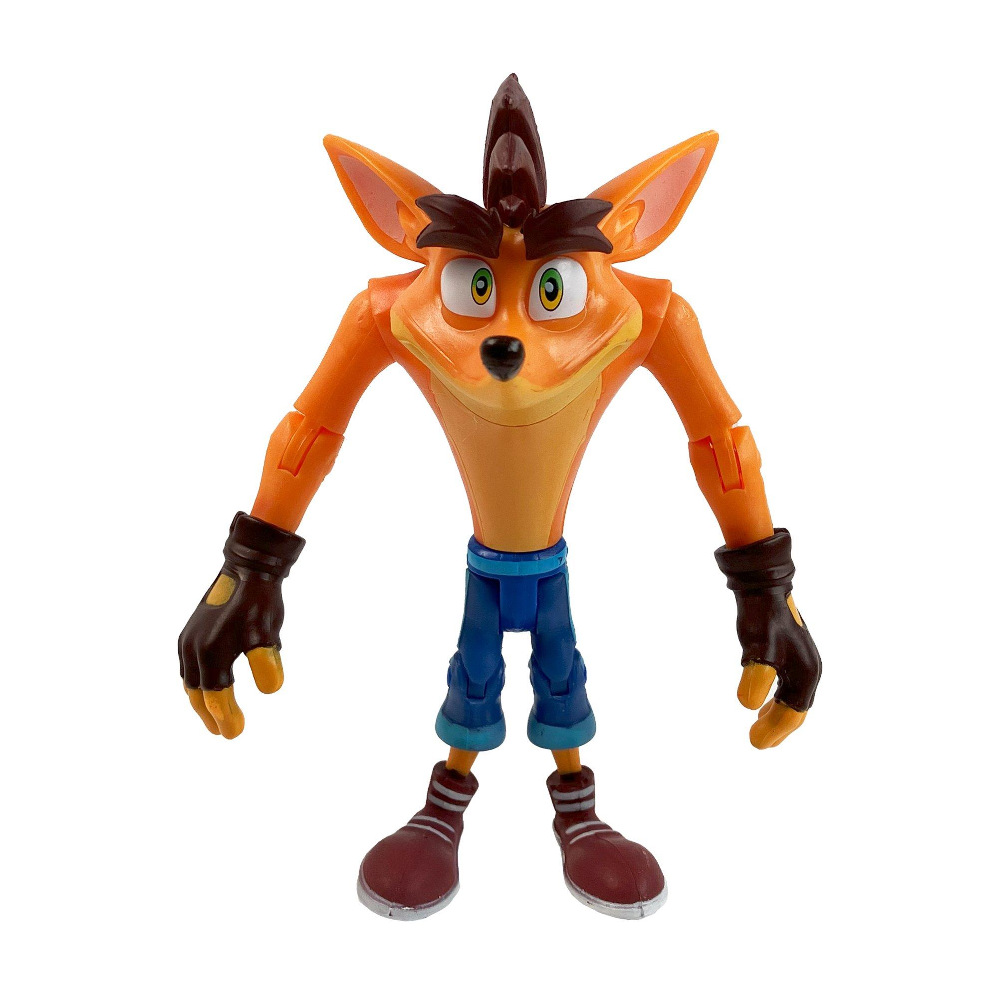 Jakks Pacific Crash Bandicoot 4.5-In Action Figure 4-Pack (Crash, Coco, Dr.  Neo and Golden Crash)