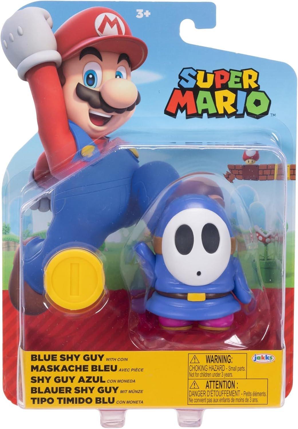 Jakks Pacific Super Mario Blue Shy Guy 4-in Figure
