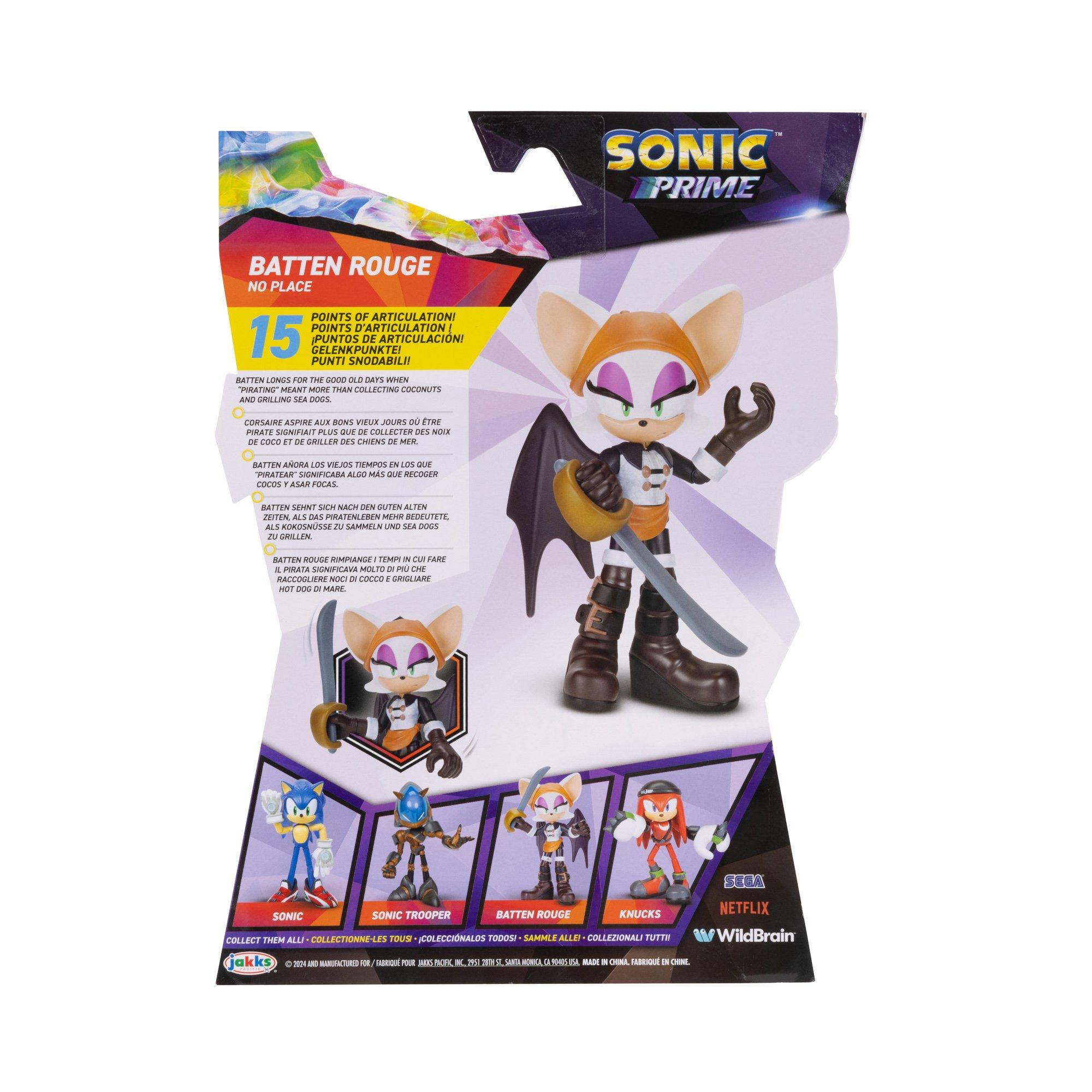 Confezione Multipla Di Figure Articolate Da 6,3 Cm Con Sonic, Code Di