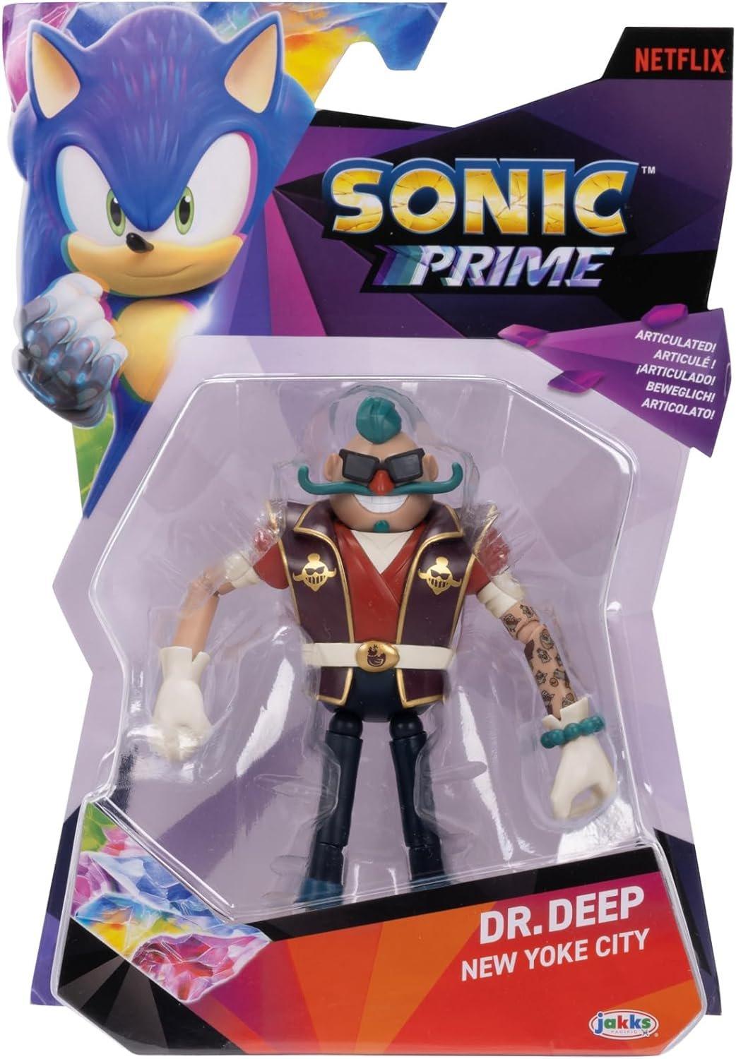 Jakks Pacific Sonic Prime Dr. Deep 5-in Articulated Action Figure