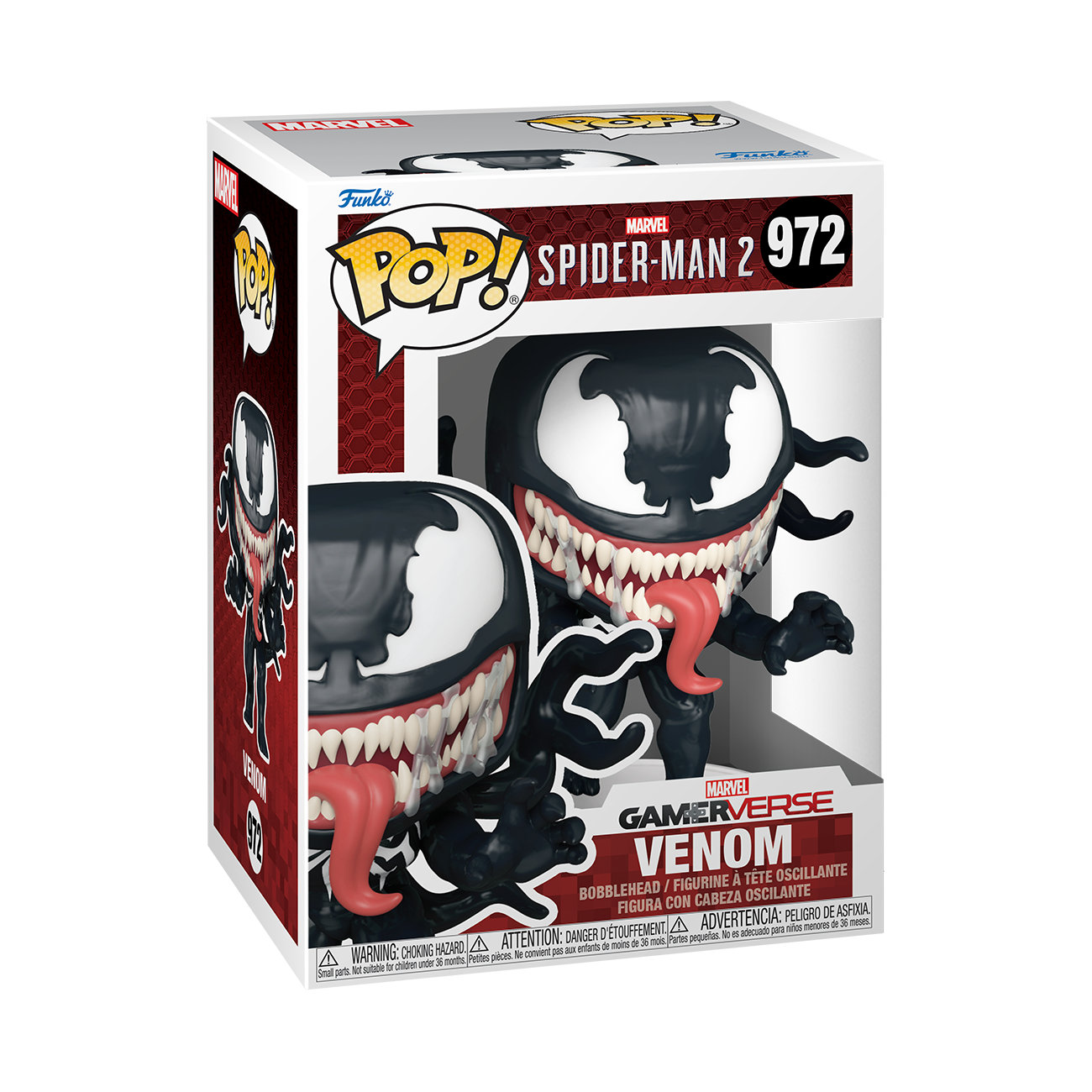 Funko POP! Games: Marvel Spider-Man 2 Venom 4.05-in Vinyl Figure