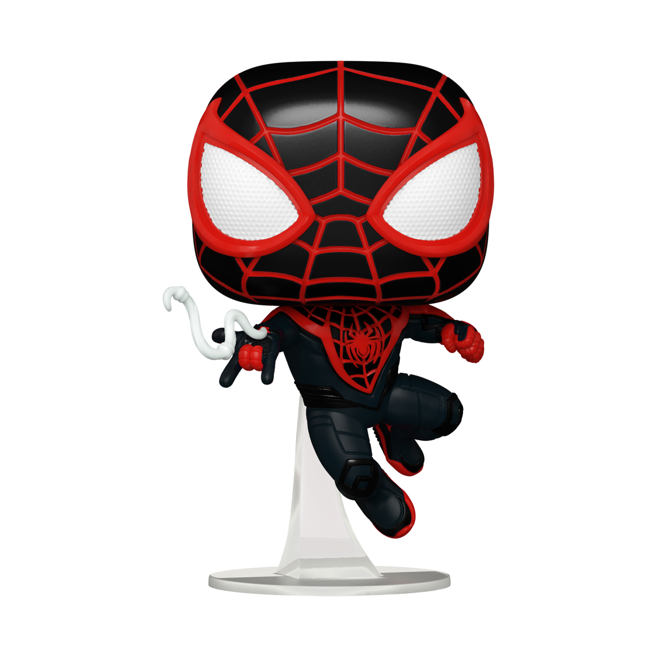 Funko POP! Games: Spider-Man 2 - Miles Morales Upgraded Suit 4.05-in Vinyl Figure