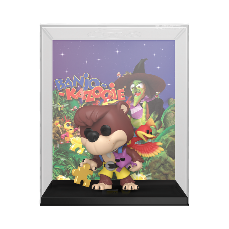 Funko POP! Game Cover: Banjo Kazooie - Banjo and Pop! Kazooie 3.6-in Vinyl Figure GameStop Exclusive
