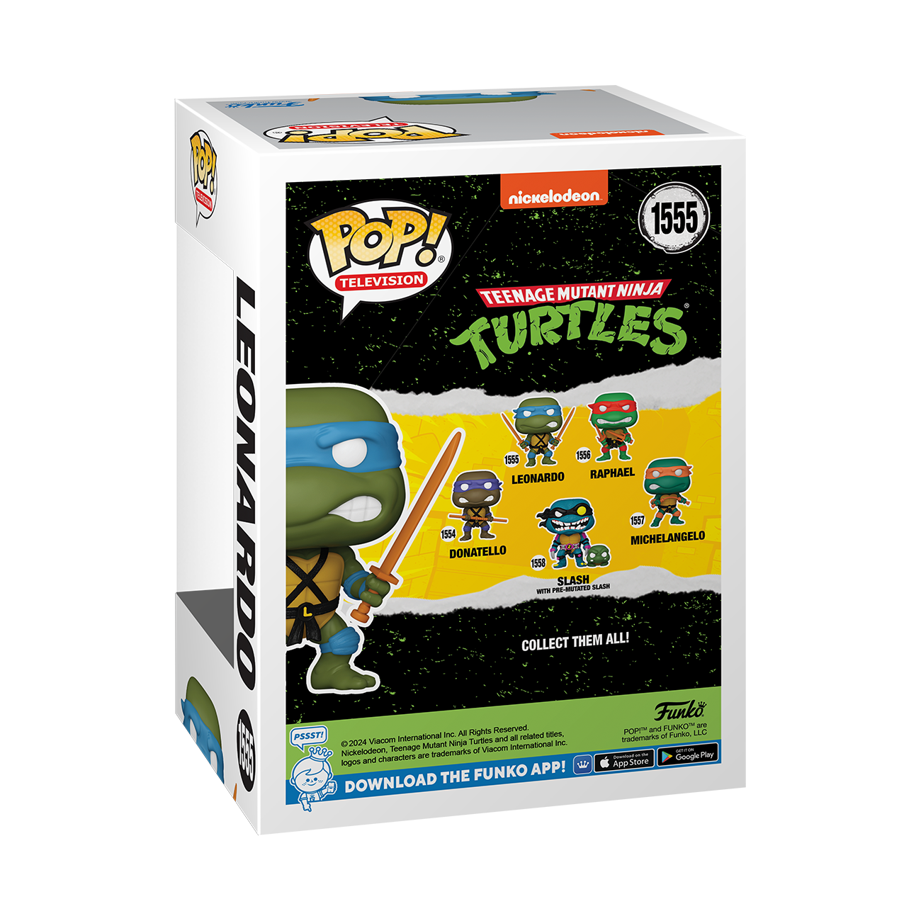 Funko POP! Television: TMNT Leonardo 3.6-in Vinyl Figure