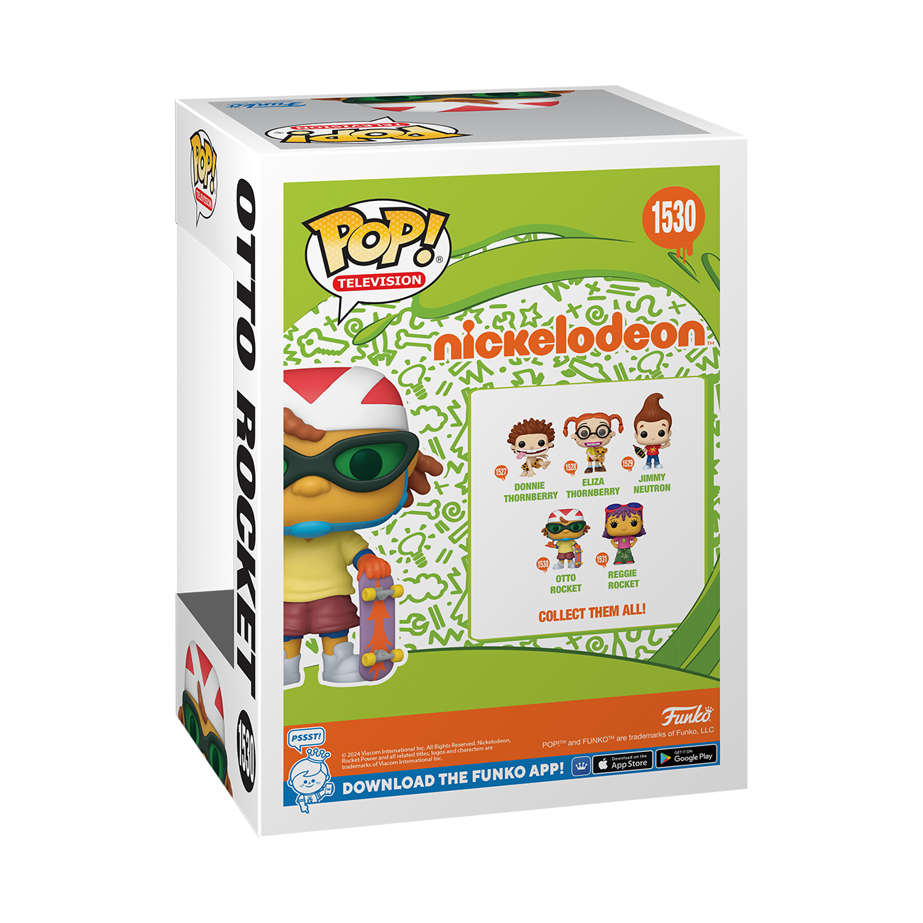 Funko POP! Television: Nickelodeon Rewind- Rocket Power Otto Rocket 3.86-in Vinyl Figure