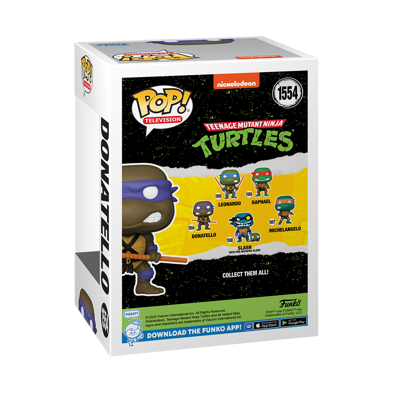 Funko POP! Television: Teenage Mutant Ninja Turtles Donatello 3.65-in Vinyl Figure