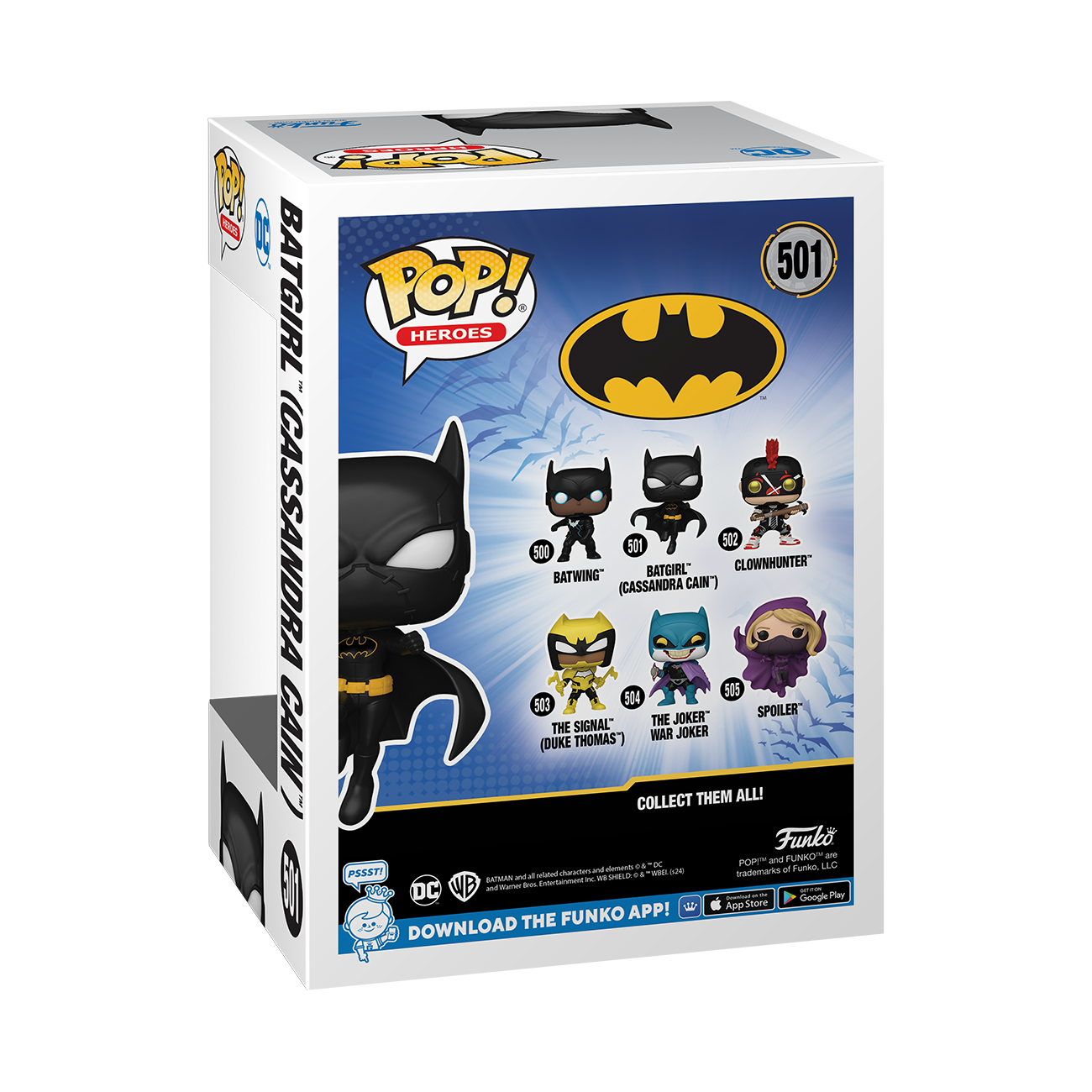Funko POP! Heroes: Batman Batgirl (Cassandra Cain) 4.43-in Vinyl Figure