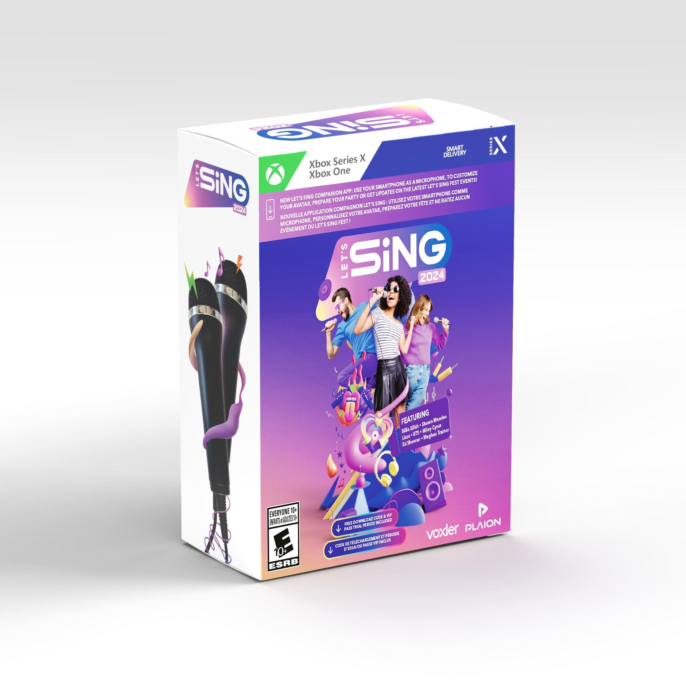 Let s Sing 2024 and 2 Mic Xbox Series X Xbox One Xbox Series