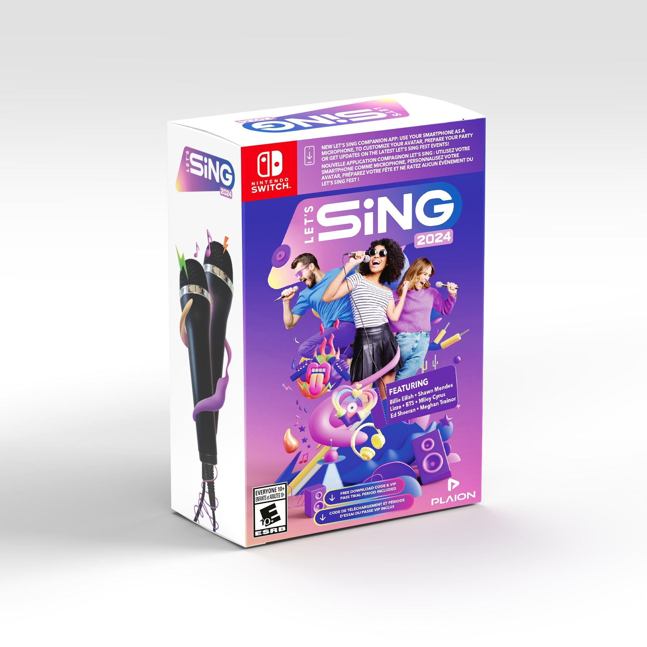Let's Sing 2024 and 2 Mic - Nintendo Switch, Nintendo Switch