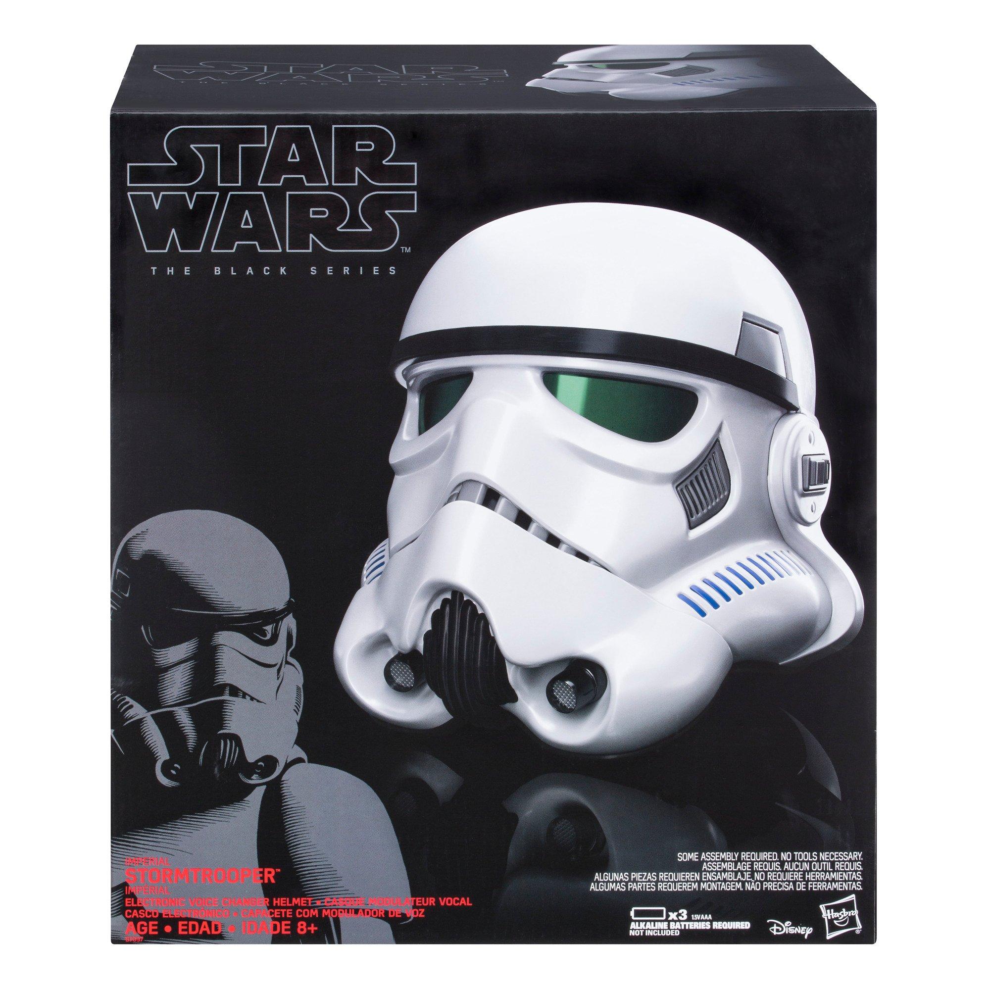 Star Wars The Black Series Rogue One: A Star Wars Story Imperial Stormtrooper Electronic Voice Changer Helmet