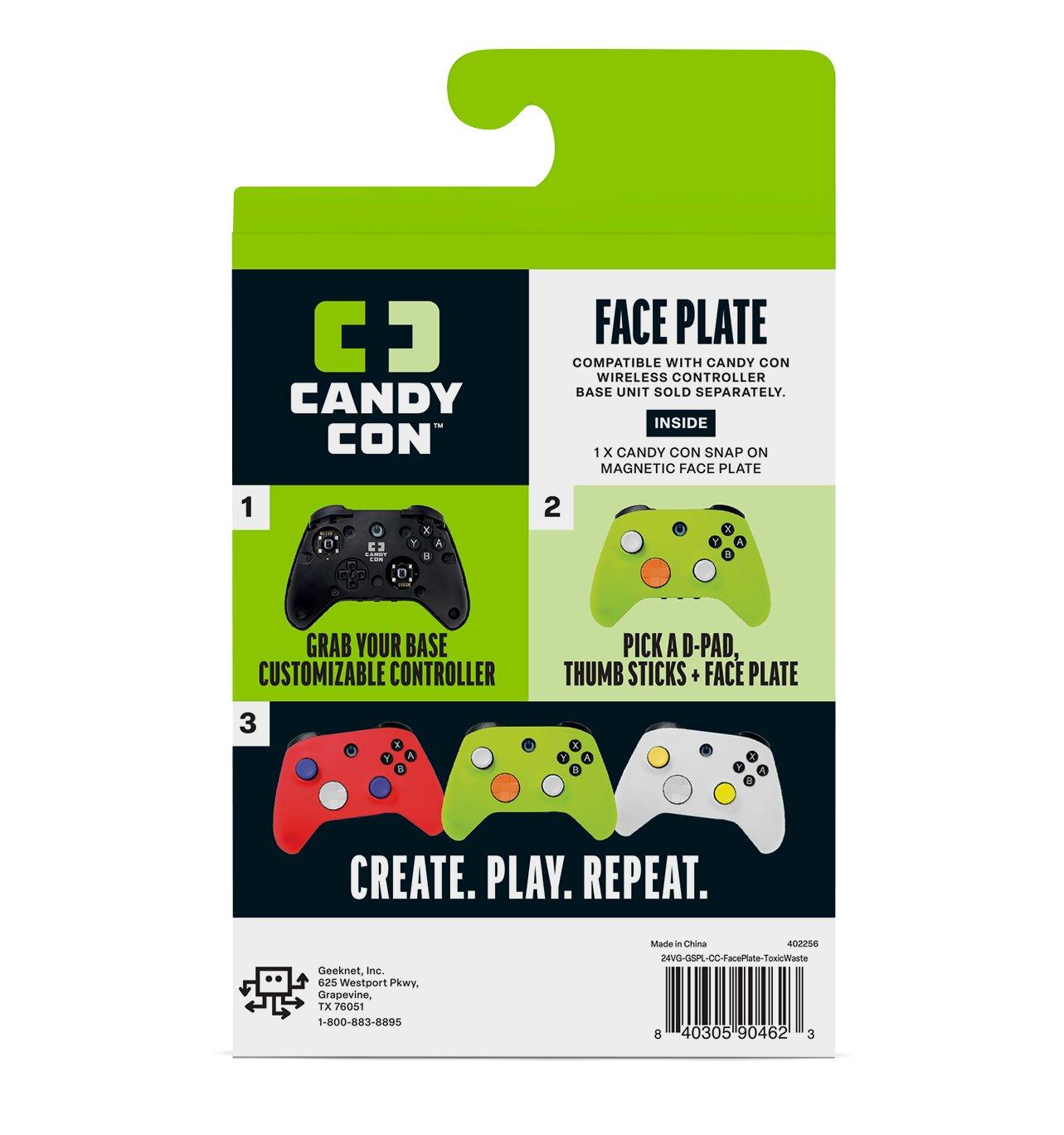 Candy Con Face Plate Toxic Waste | GameStop