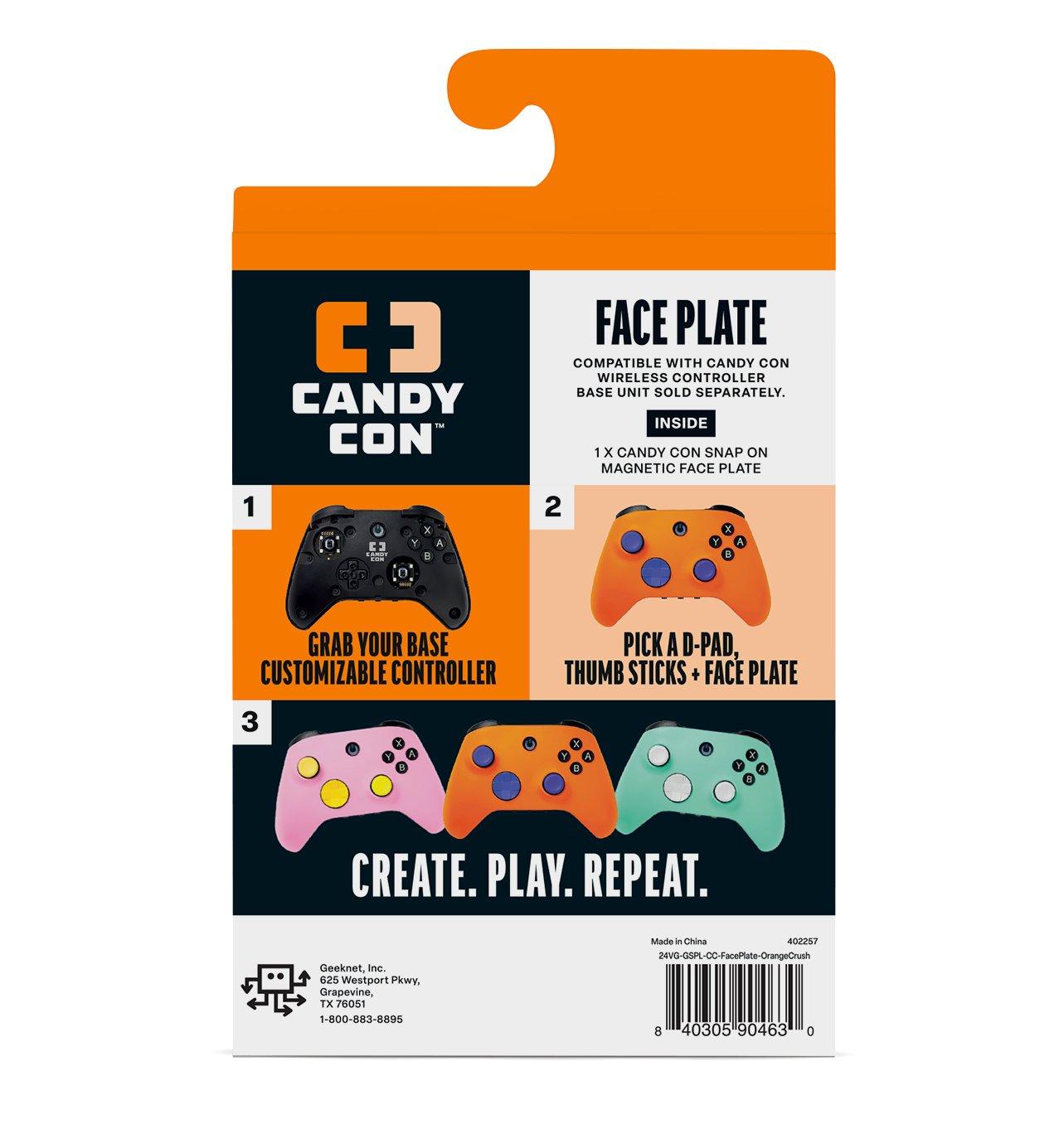 CANDY CON Face Plate - Orange Crush | GameStop