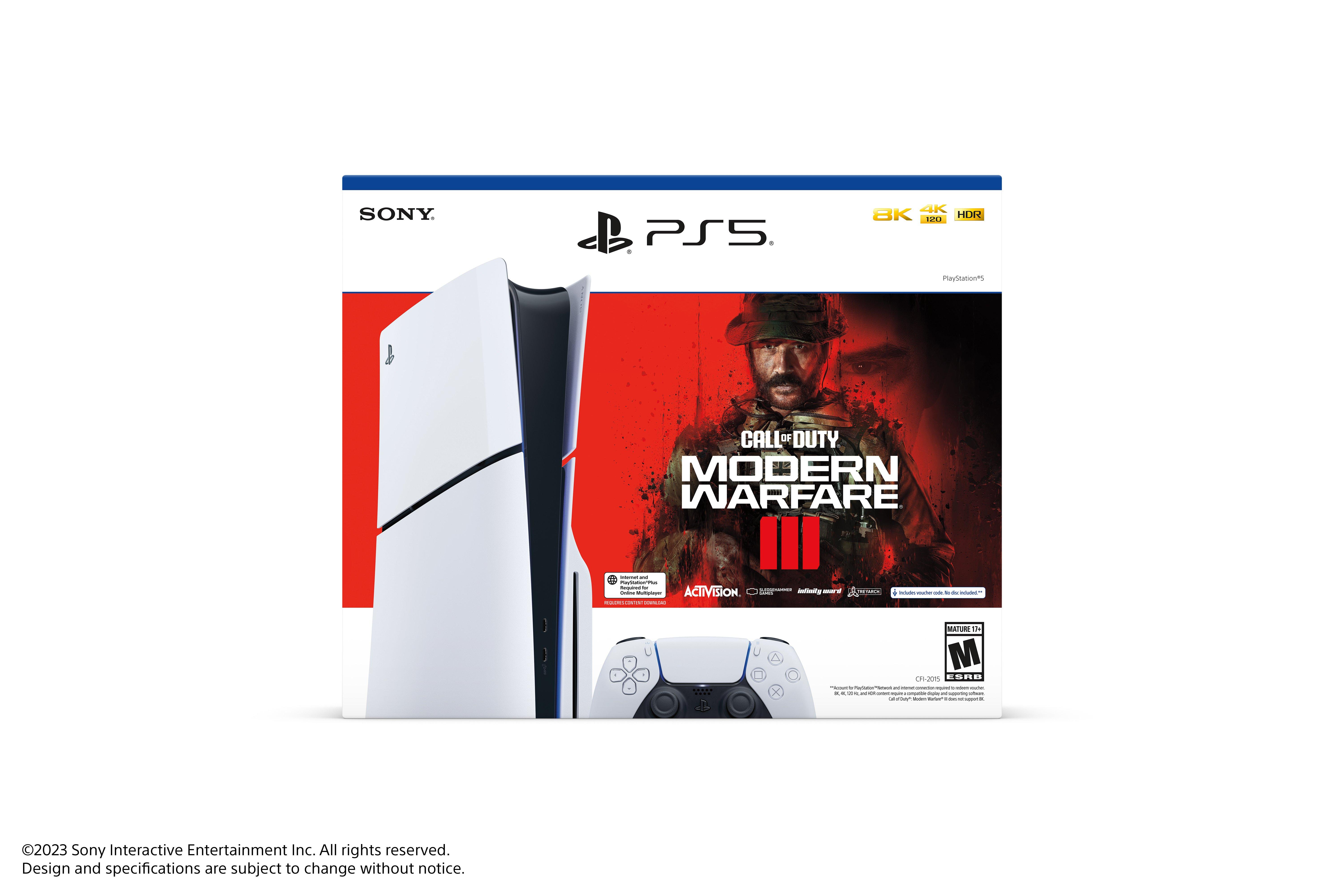 Sony PlayStation 5 Slim Console Disc Edition - Call of Duty: Modern Warfare III Bundle