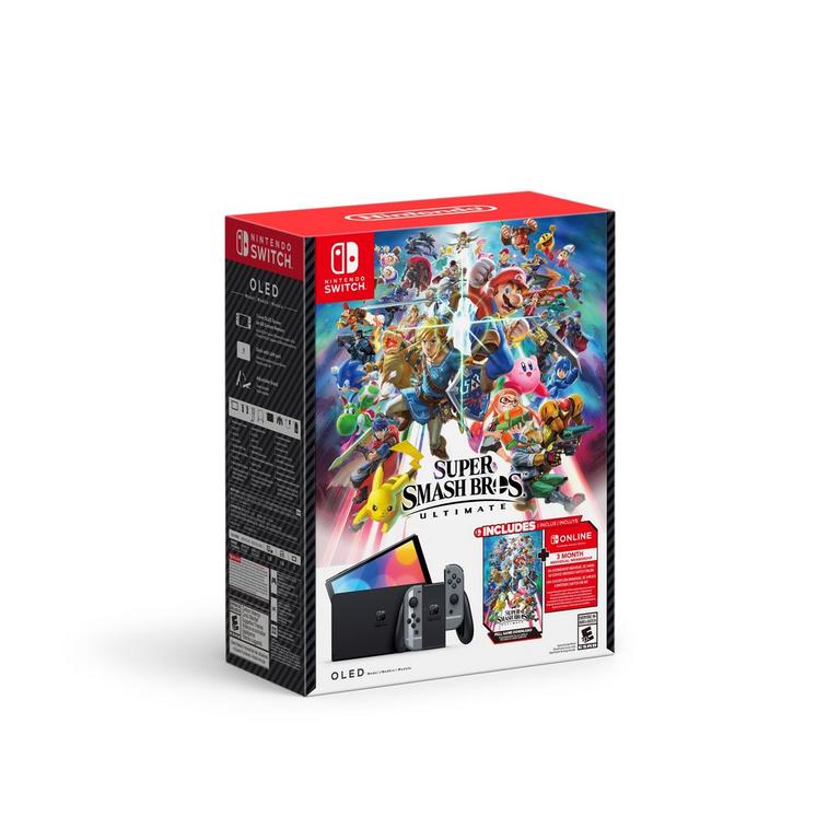 Nintendo Switch OLED Model Bundle: Super Smash Bros. Ultimate with 3-Month  Online Membership | GameStop