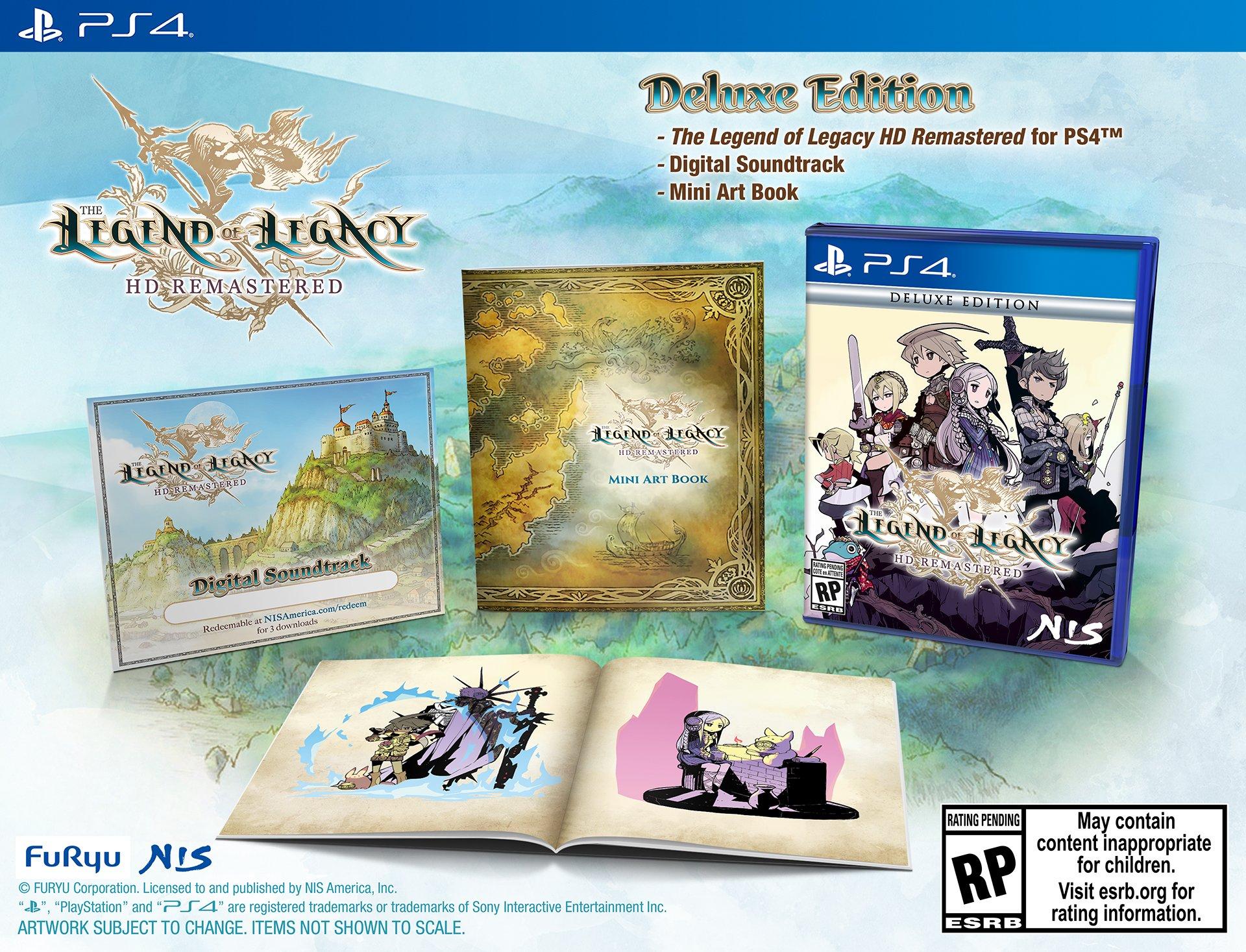 The Legend of Legacy HD Remastered Deluxe Edition - PlayStation 4