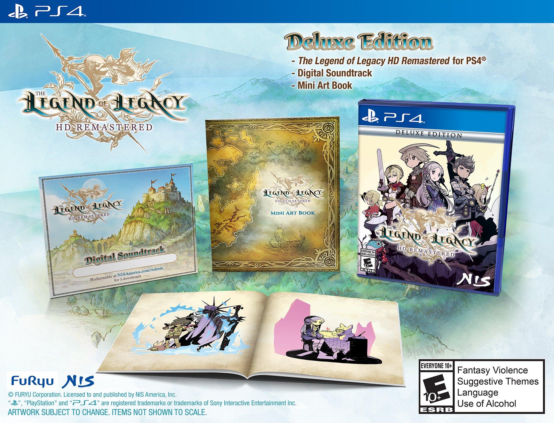 The Legend of Legacy HD Remastered Deluxe Edition - PlayStation 4