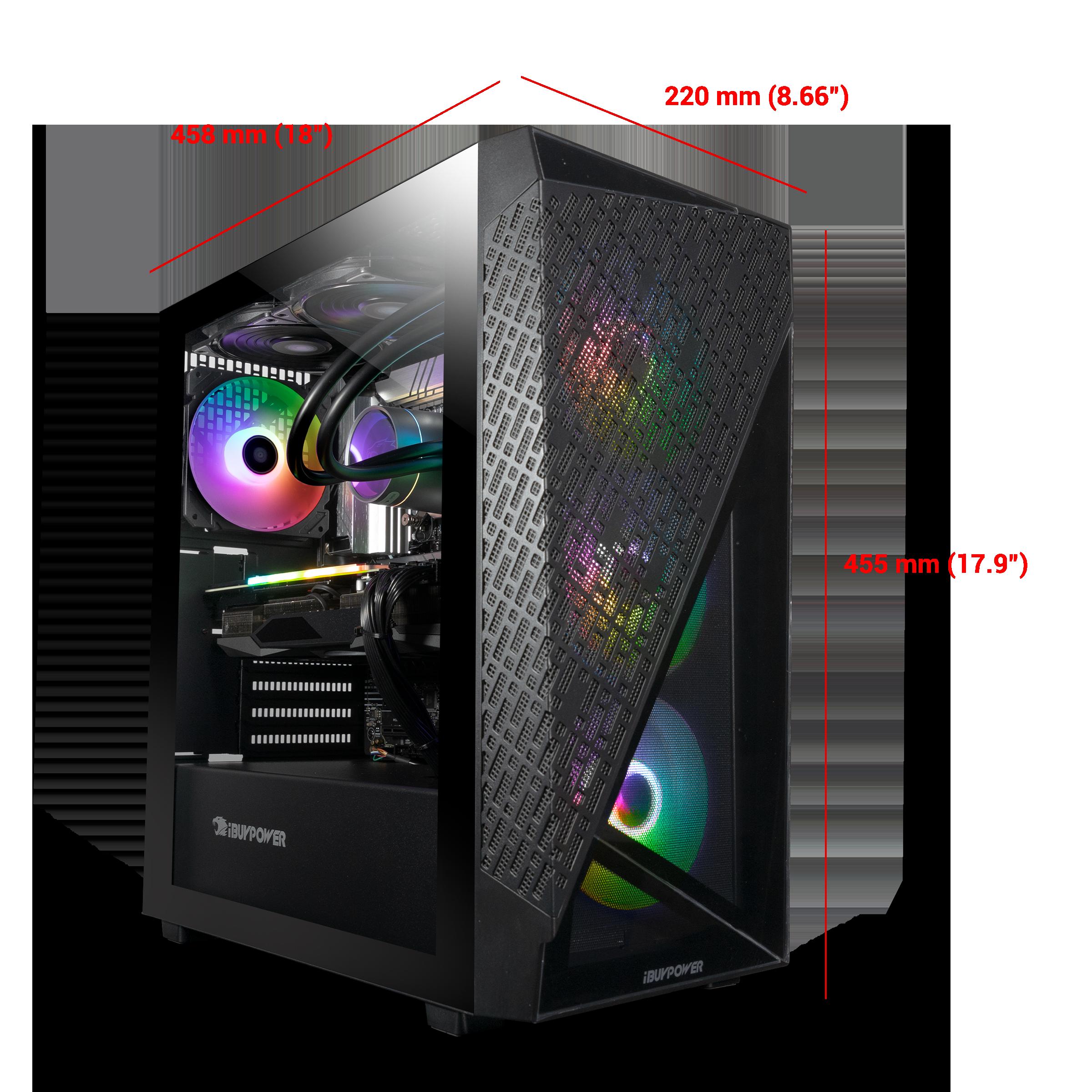 iBUYPOWER Gaming Desktop PC Intel Core i7 12700F GeForce RTX 3060