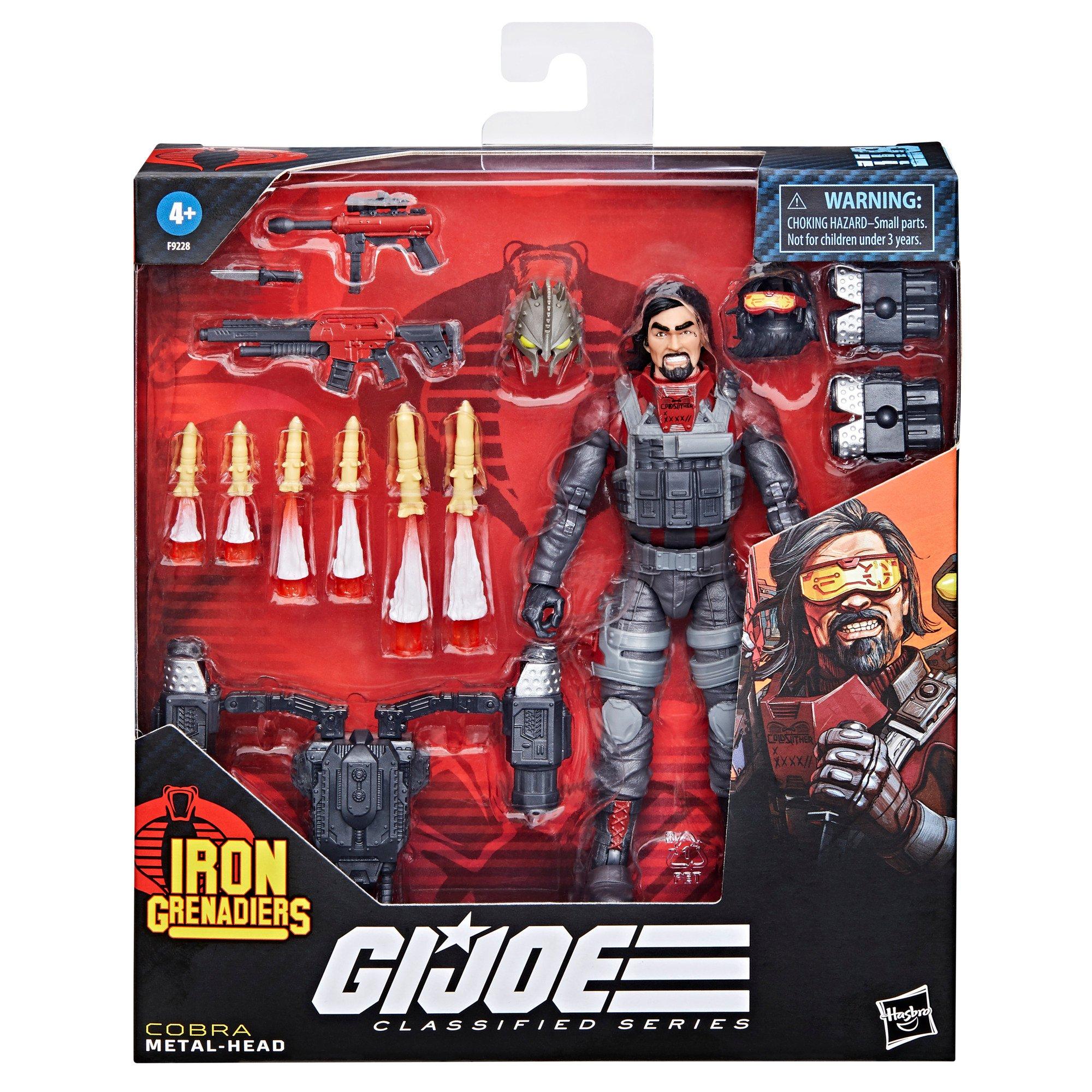 Hasbro G.I. Joe Classified Series Iron Grenadier Metal-Head 6.5-in Action  Figure