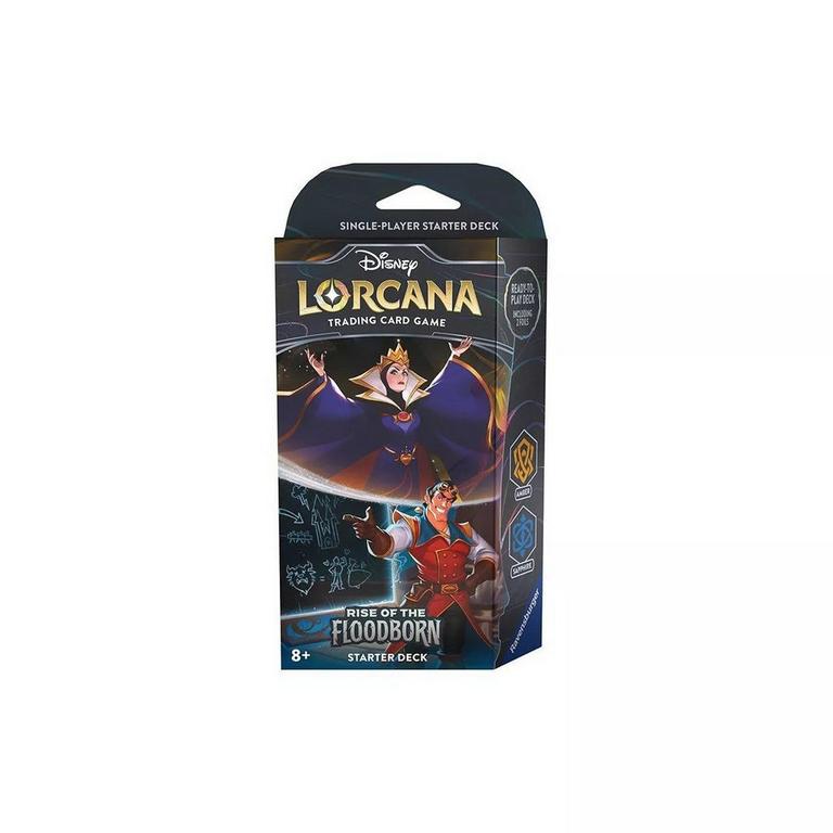 Disney Lorcana: Rise of the Floodborn Amber and Sapphire Starter Deck
