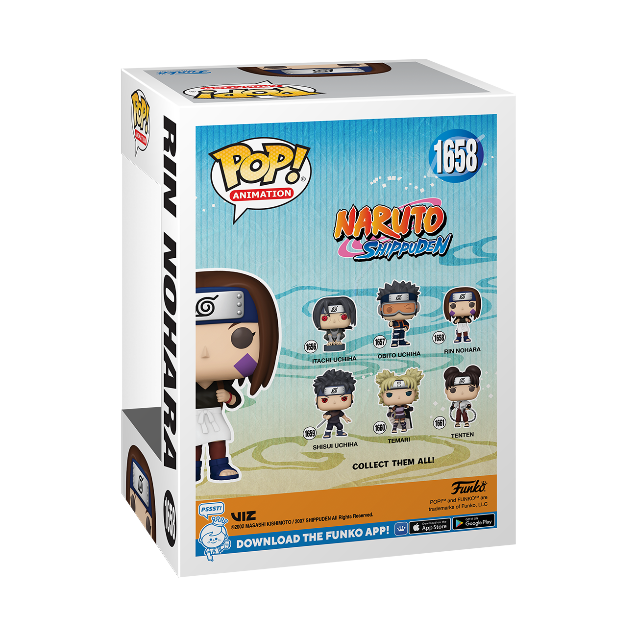 Funko POP! Animation: Naruto Rin Nohara 3.8-in Vinyl Figure