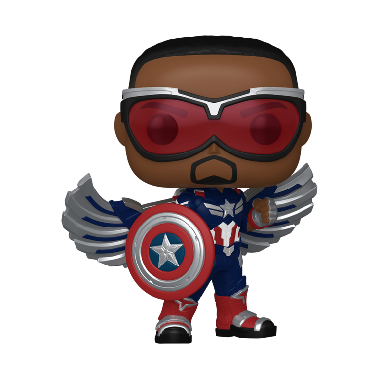 Funko POP! Marvel: Captain America Brave New World Sam Wilson 3.9-in Vinyl Bobblehead Figure