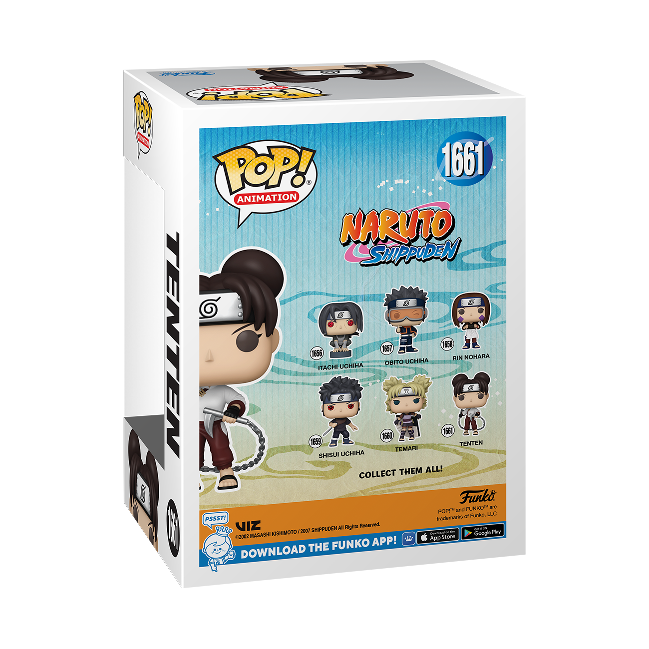 Funko POP! Animation: Naruto Tenten 4.25-in Vinyl Figure