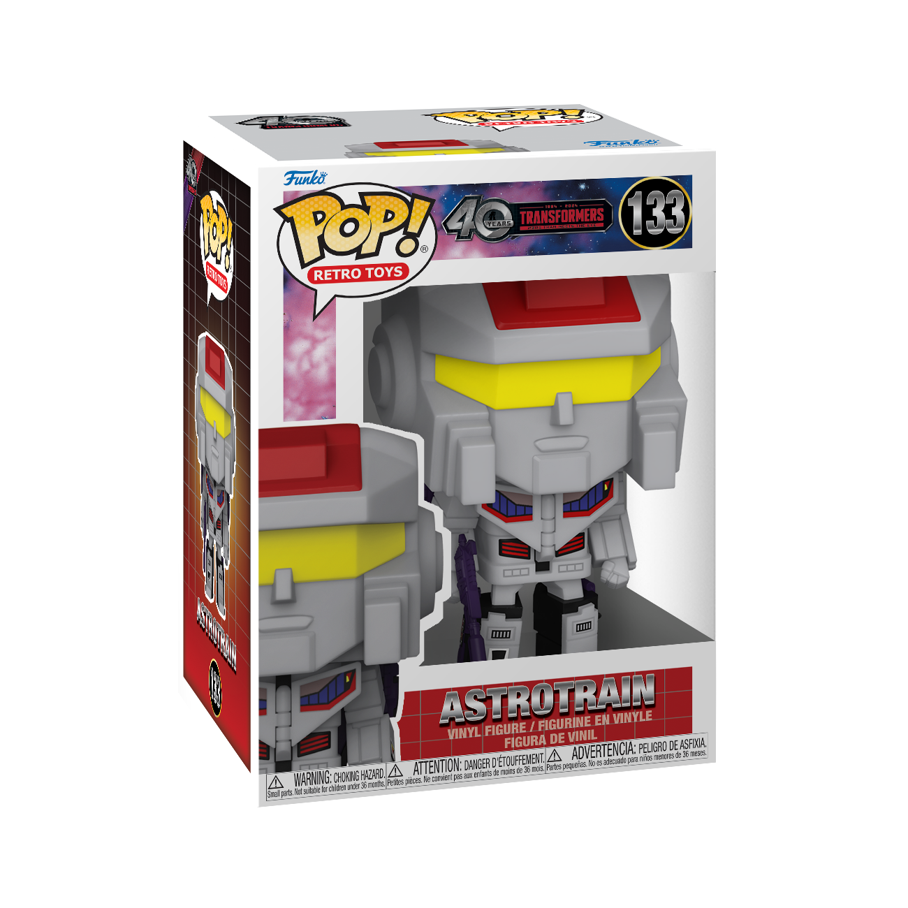 Funko POP! Retro Toys: Transformers Astrotrain 4.6-in Vinyl Figure