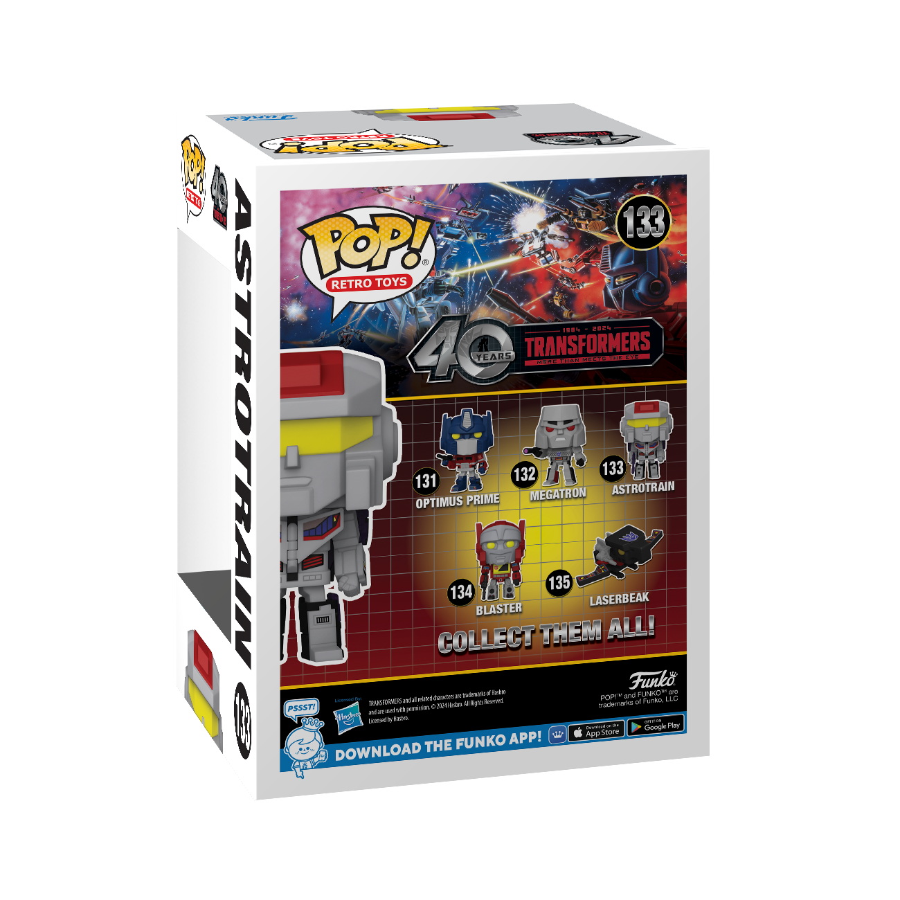 Funko POP! Retro Toys: Transformers Astrotrain 4.6-in Vinyl Figure