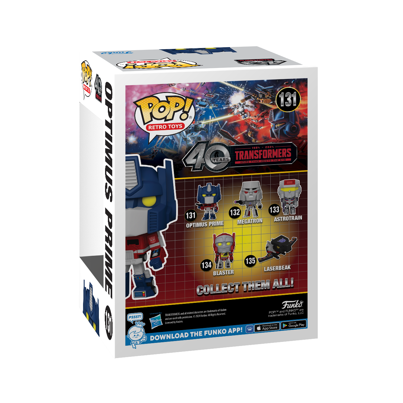Funko POP! Retro Toys: Transformers Optimus Prime 4.9-in Vinyl Figure