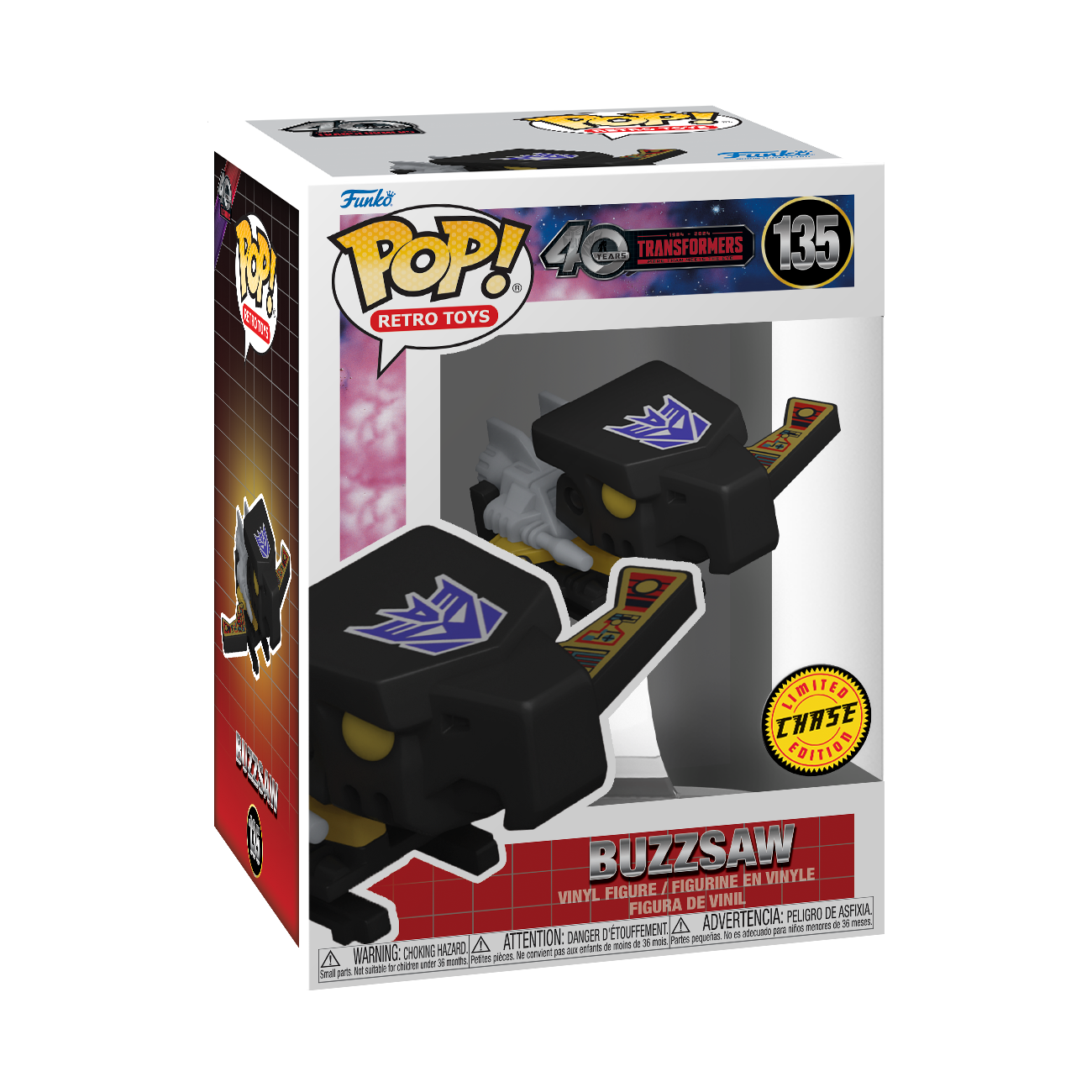 Funko POP! Retro Toys: Transformers Laserbeak (or Chase) 3-in Vinyl Figure