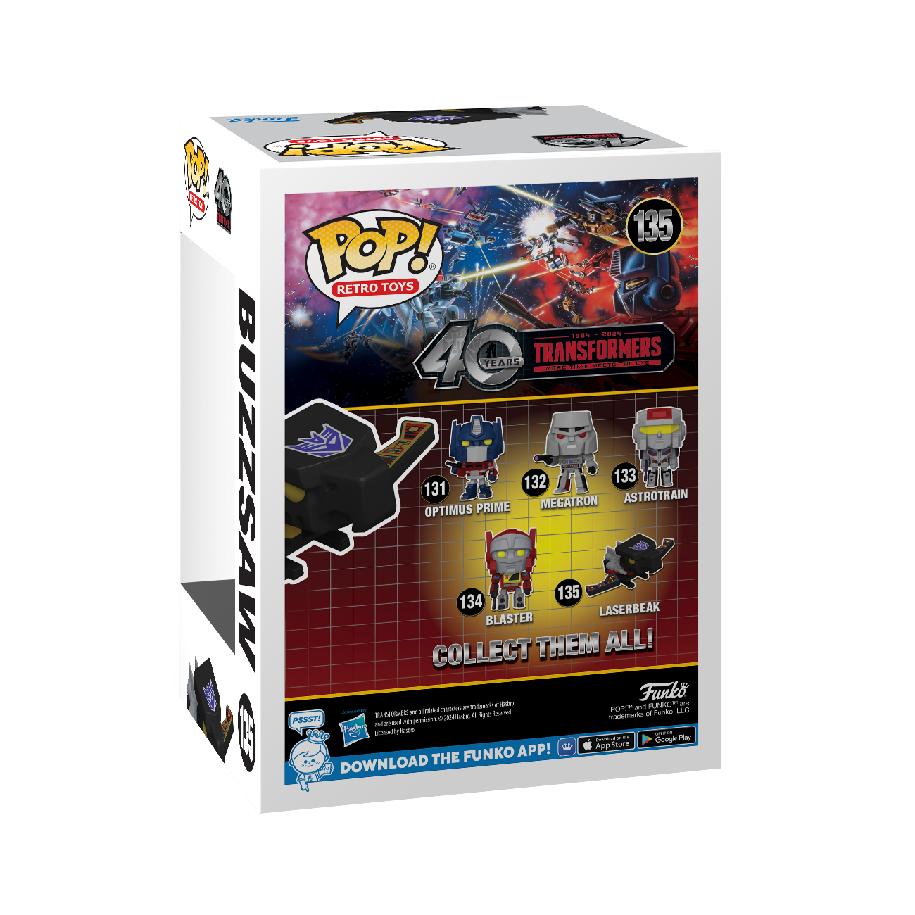 Funko POP! Retro Toys: Transformers Laserbeak (or Chase) 3-in Vinyl Figure