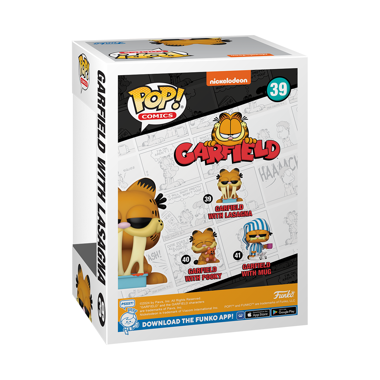 Funko POP! Comics: Garfield - Garfield with Lasagna Pan 3.35-in Vinyl Figure