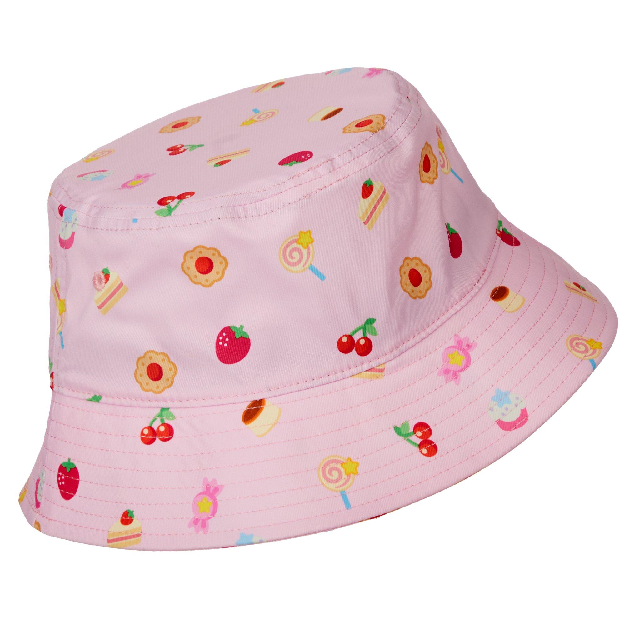 Kirby All-Over Printed Sweets Embroidered Bucket Hat