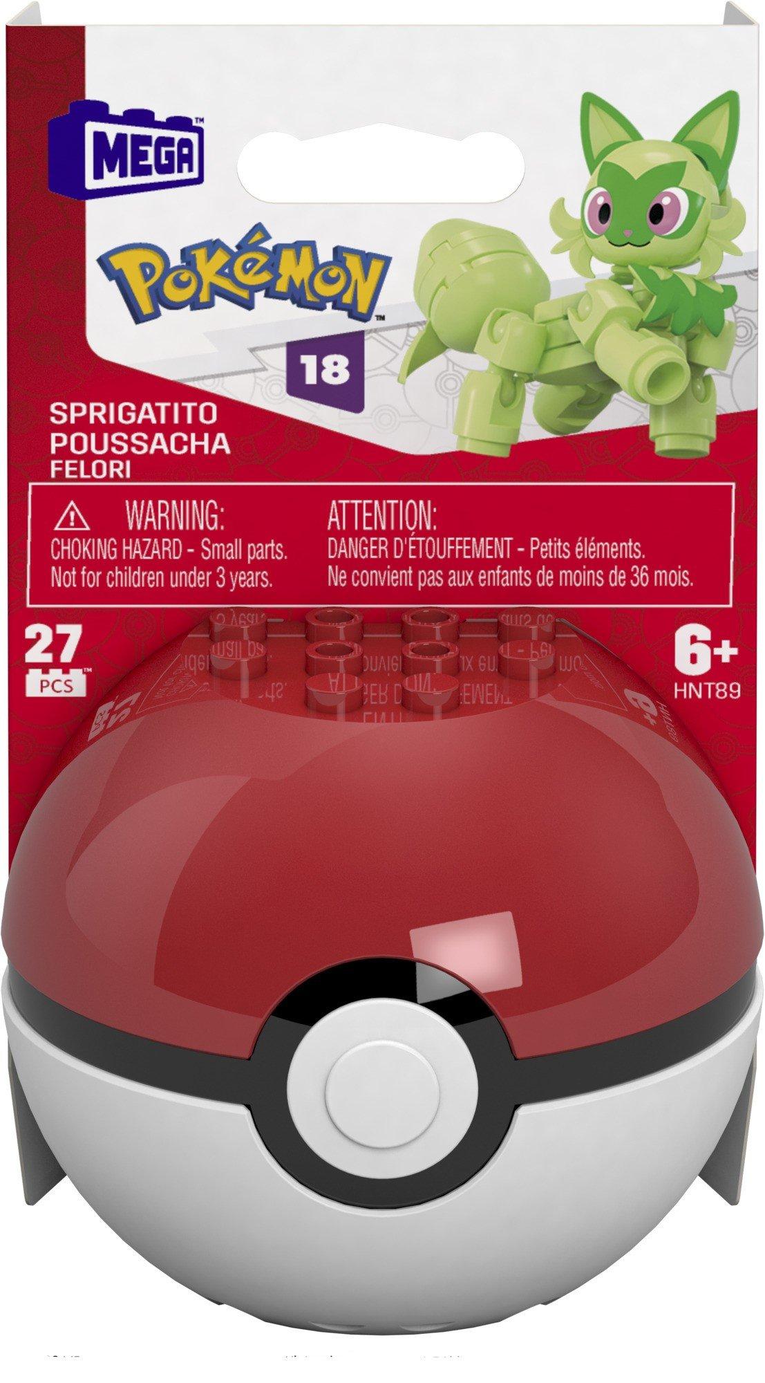 Mega Construx Pokémon, Pokeball avec Pokémon