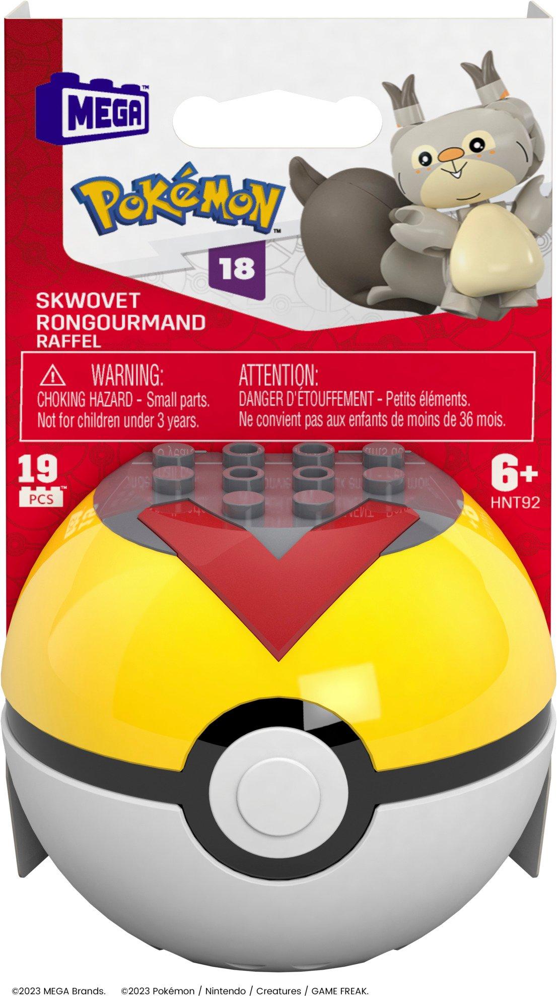 Mega Construx Pokémon, Pokeball avec Pokémon