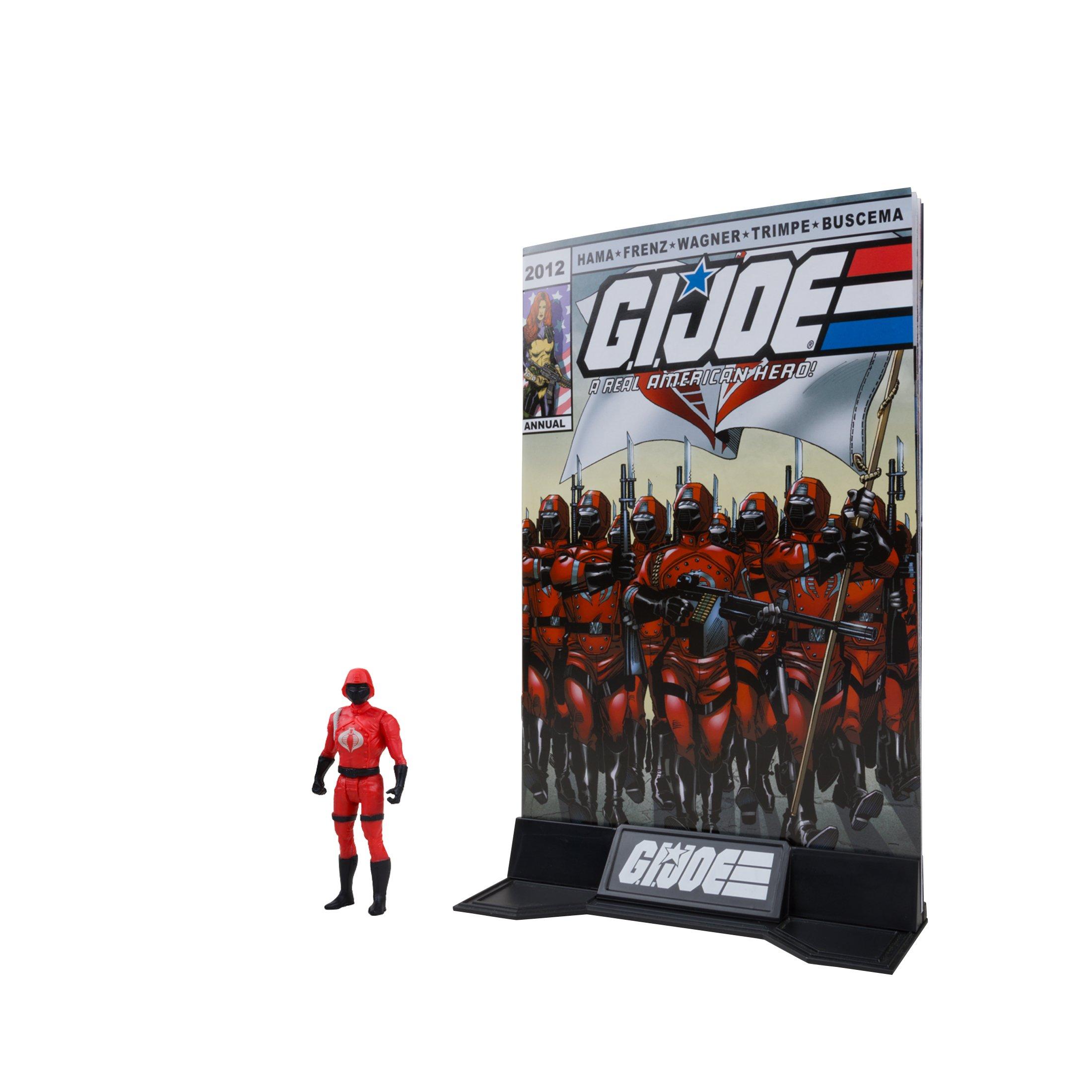 McFarlane Toys G.I. Joe Cobra Commander and The Crimson Guard 3-in Figure Set with 2 Comics