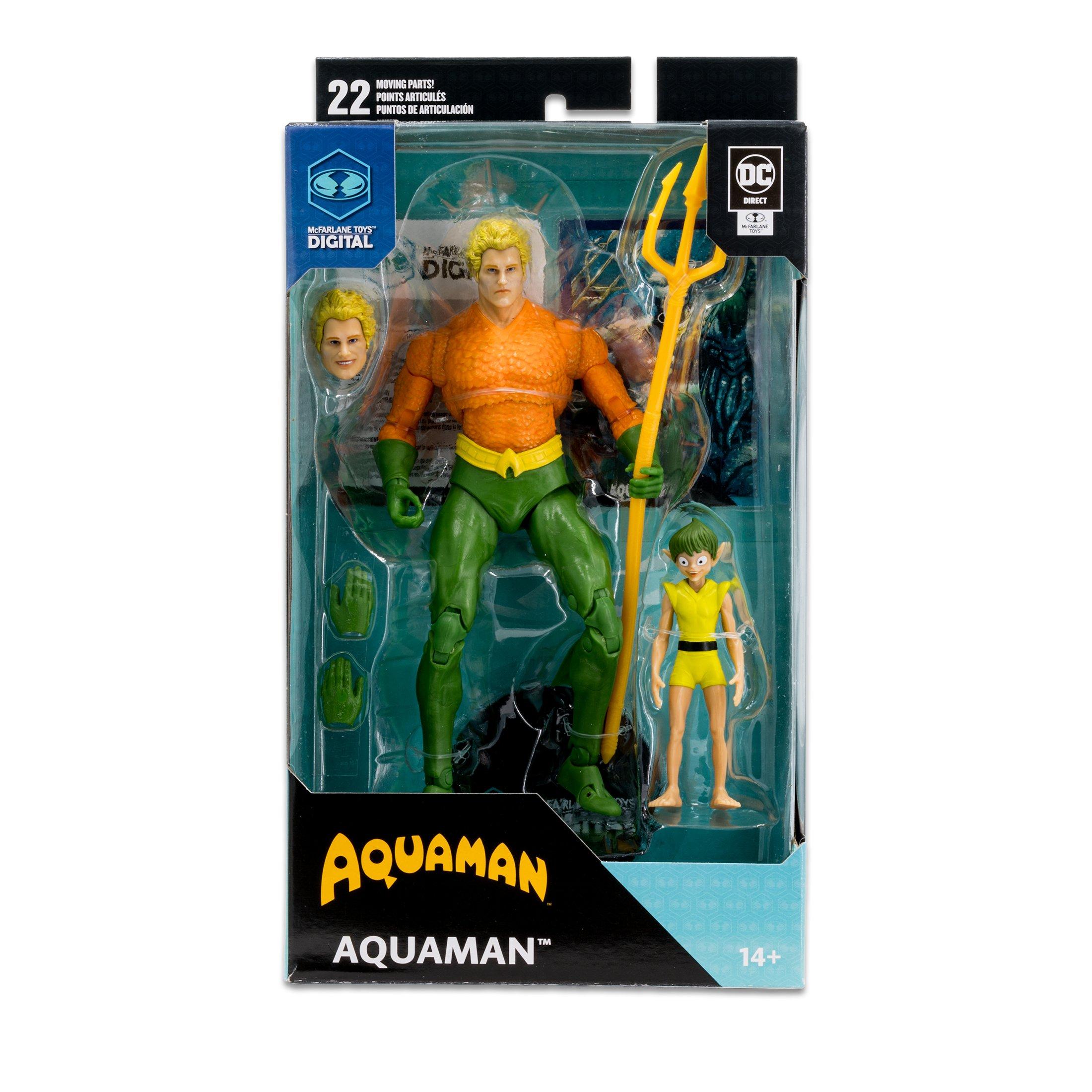 DC Marvel Action Figure Toys, Choose Your Own, Aquaman, Captain