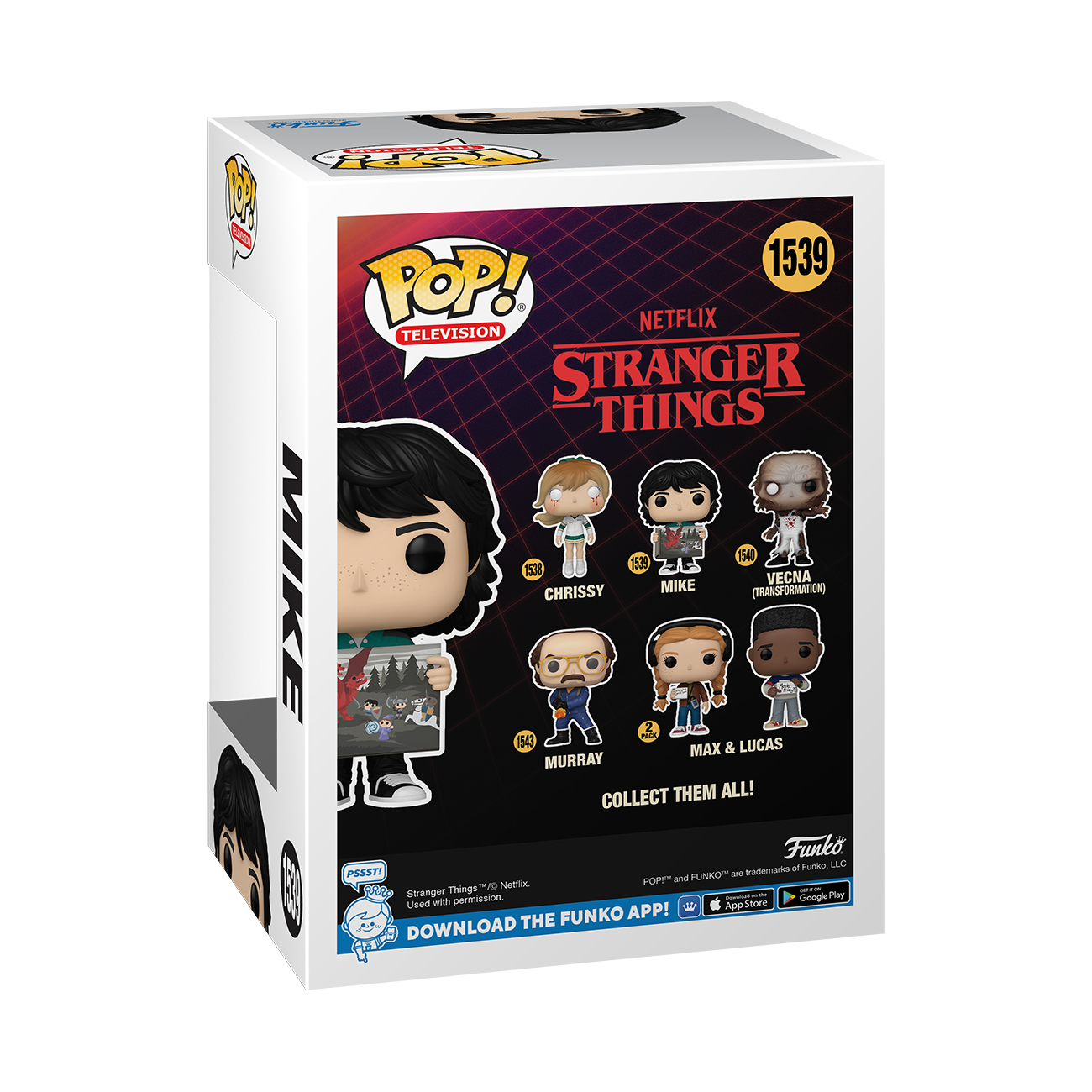 Funko POP! Television Stranger Things Season 4 Mike 3.85-in Vinyl Figure