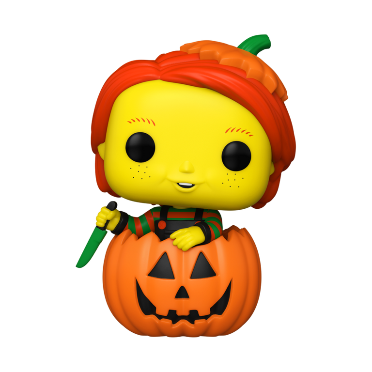 Funko POP! Movies: Chucky Vintage Halloween Good Guy Chucky 4.15-in Vinyl Figure